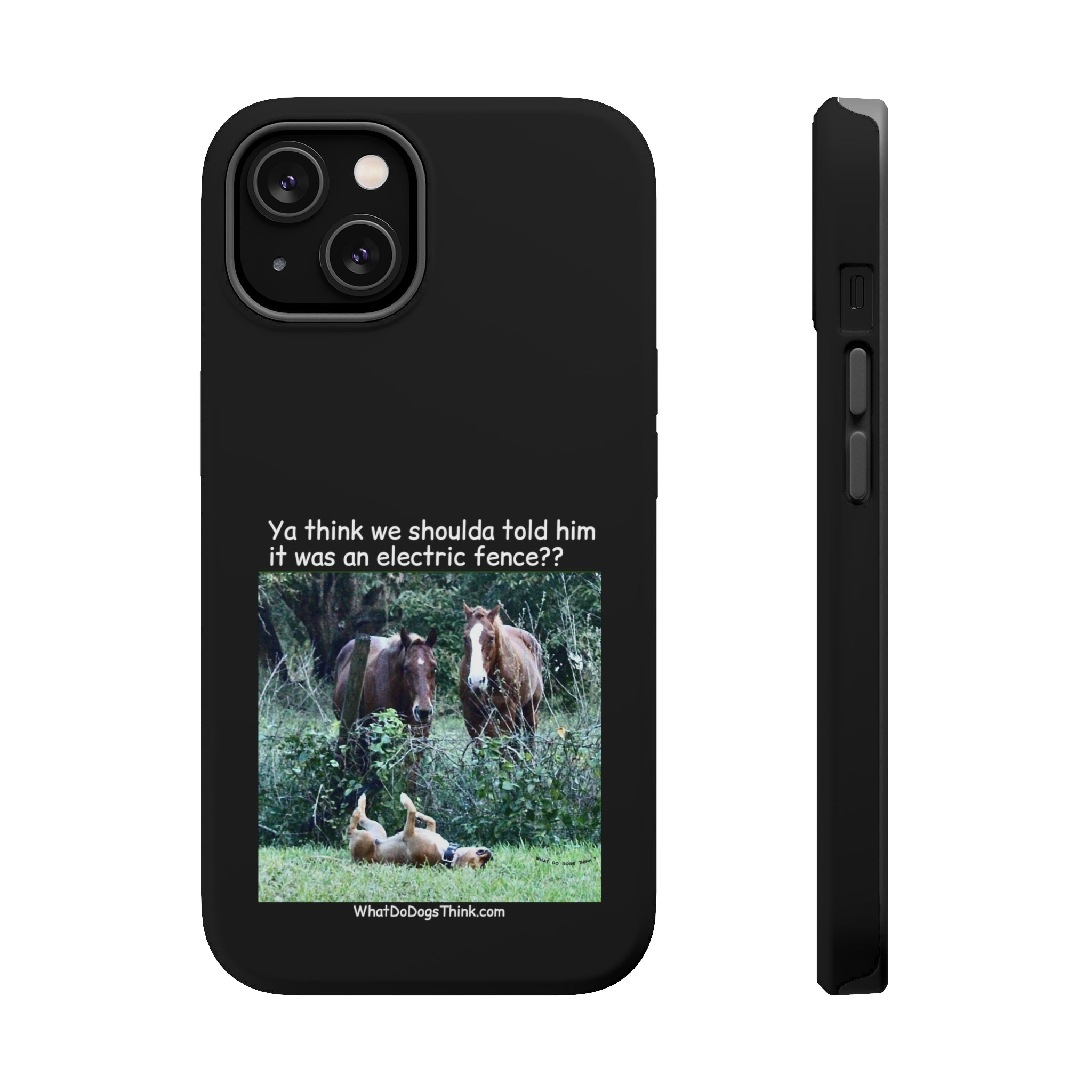 Electric Fence Black MagSafe Tough Cases