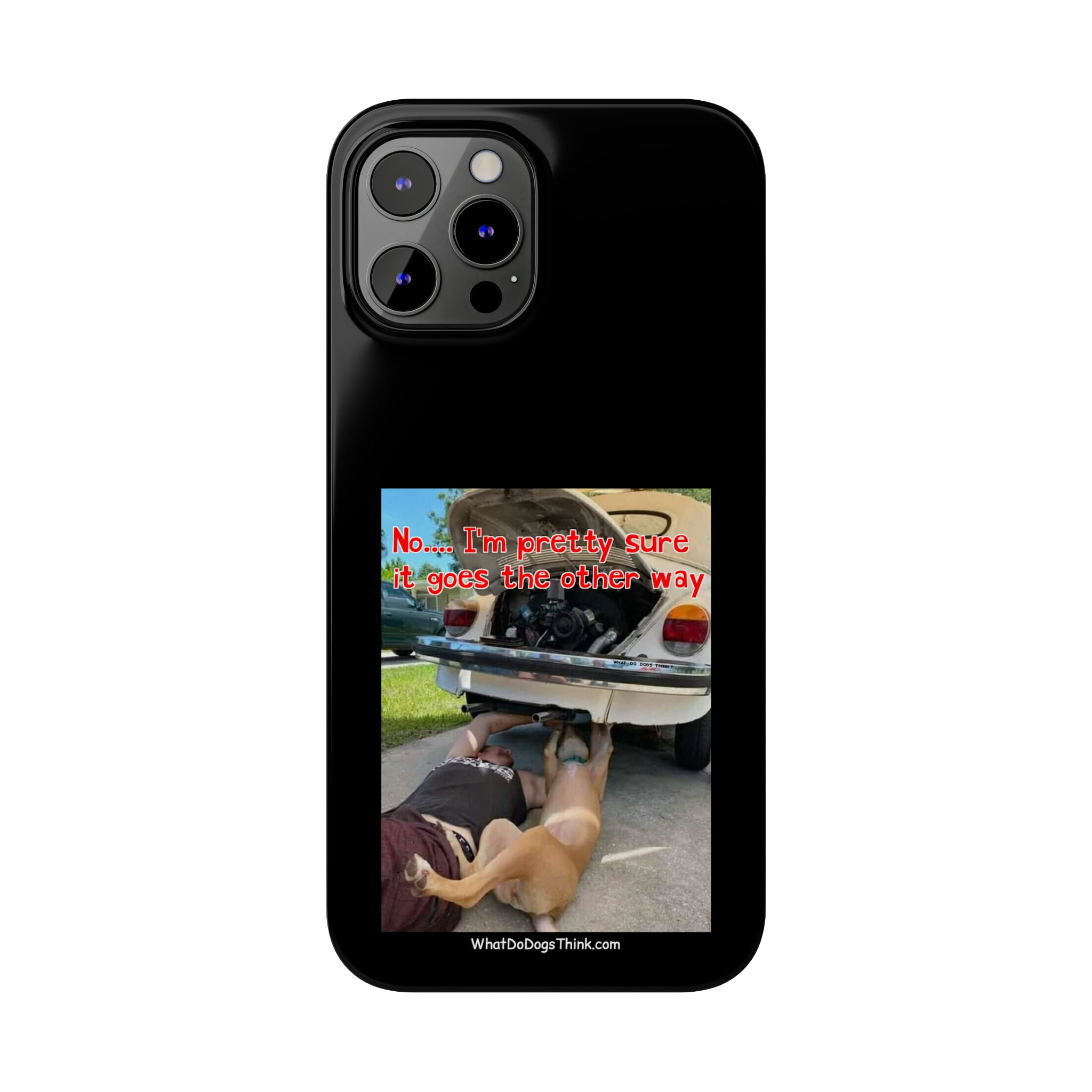 Other Way Black Slim Phone Cases