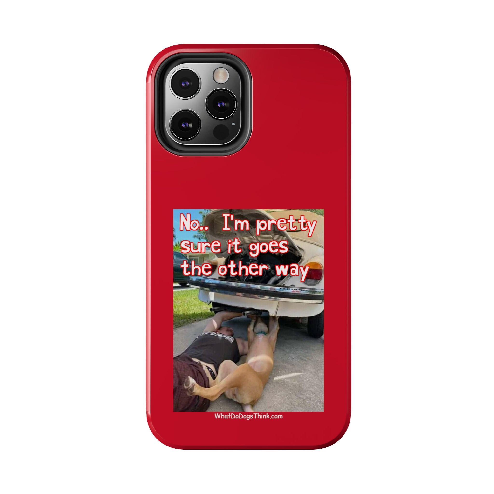 Other Way Red Tough Phone Cases