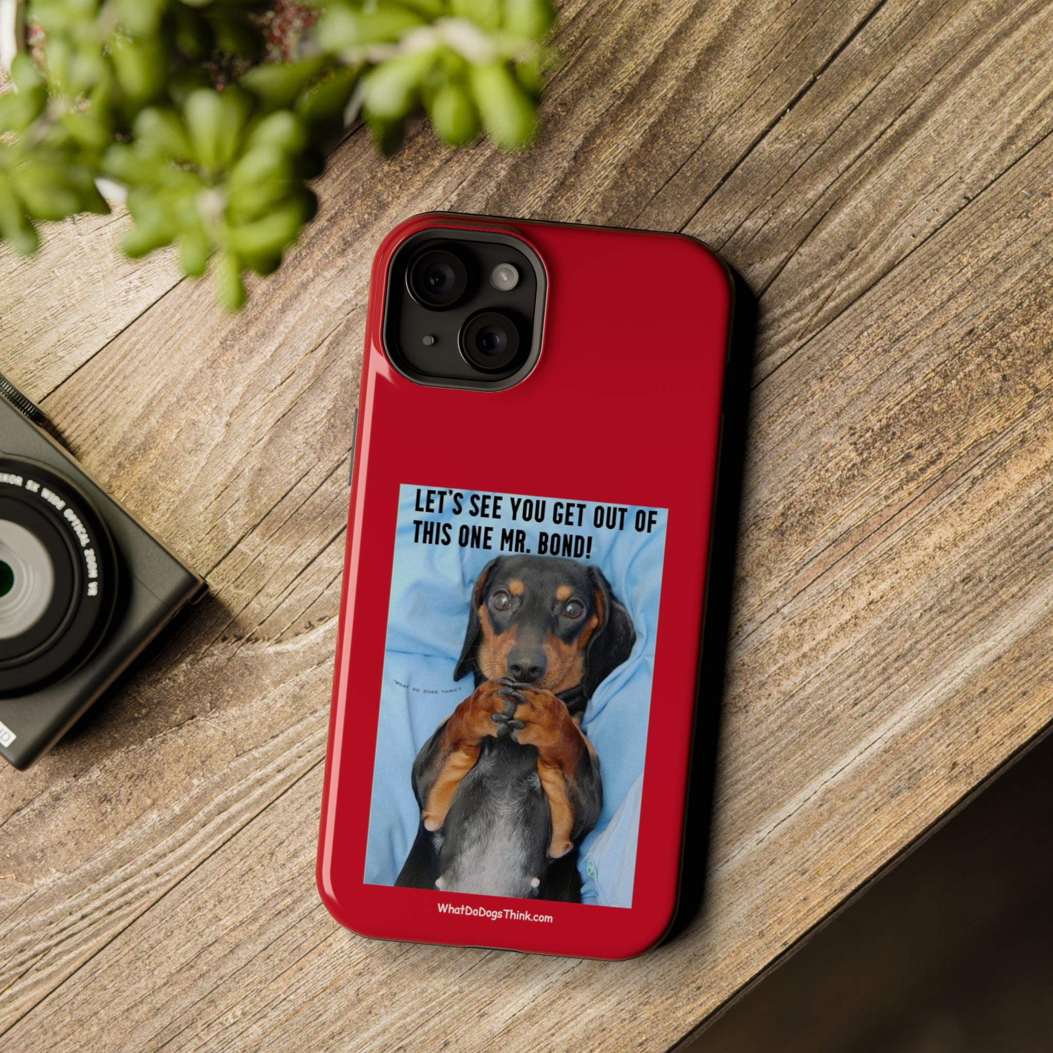 Mr. Bond Red MagSafe Tough Cases