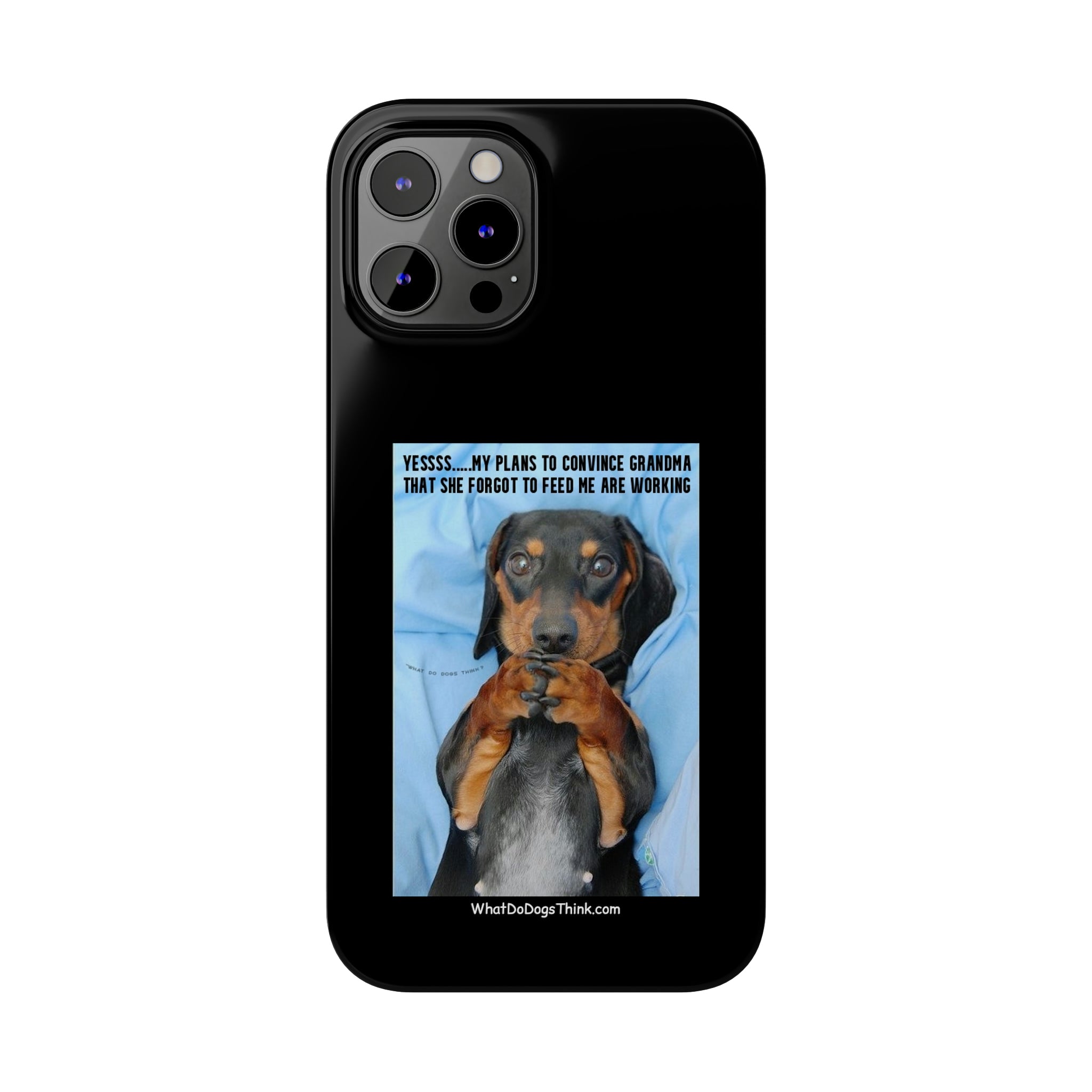 Grandma Black Slim Phone Cases