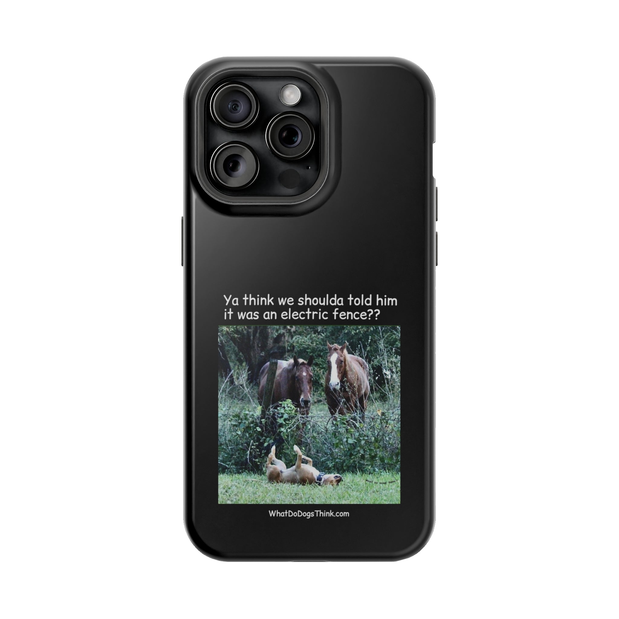 Electric Fence Black MagSafe Tough Cases