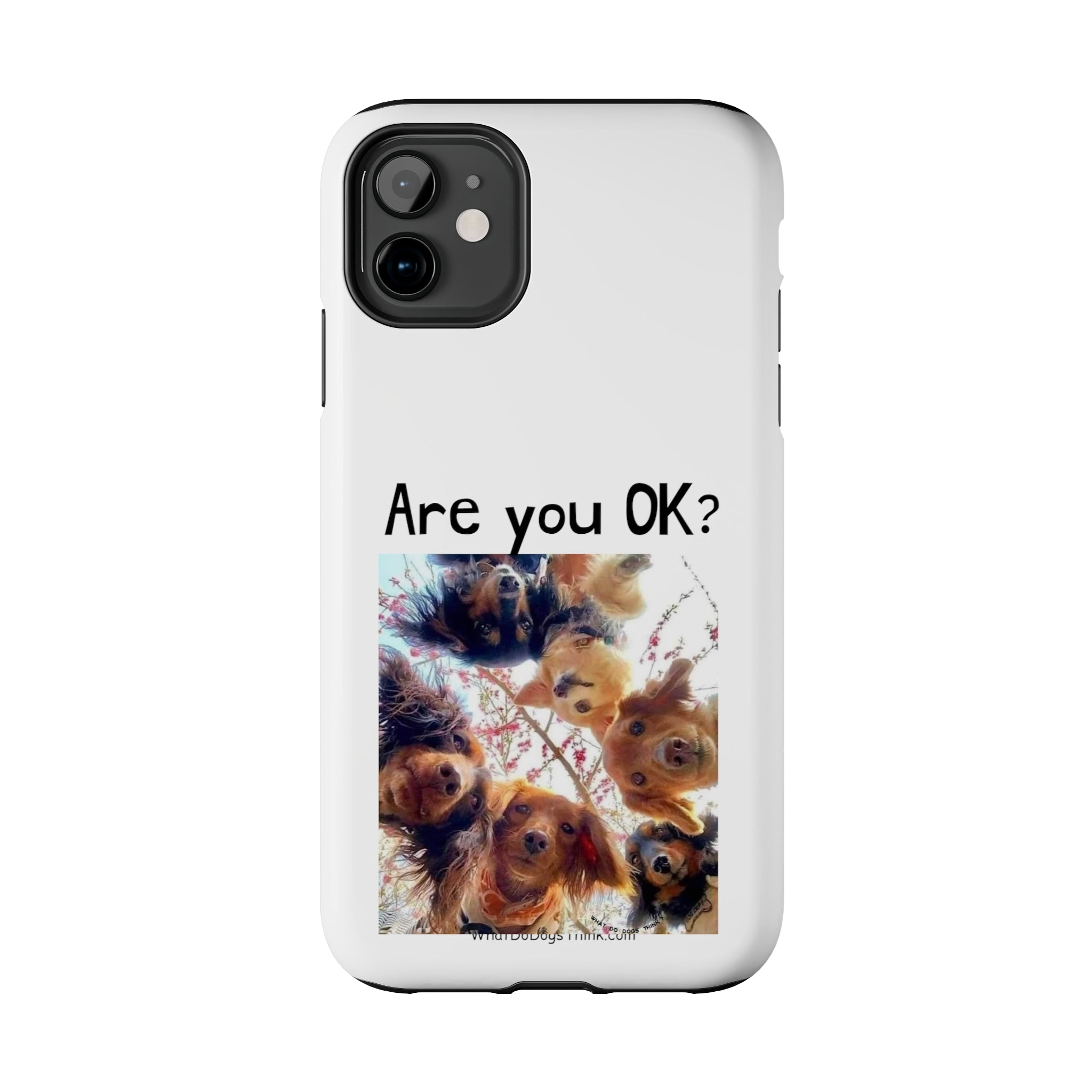 Are You OK? White Tough Phone Cases