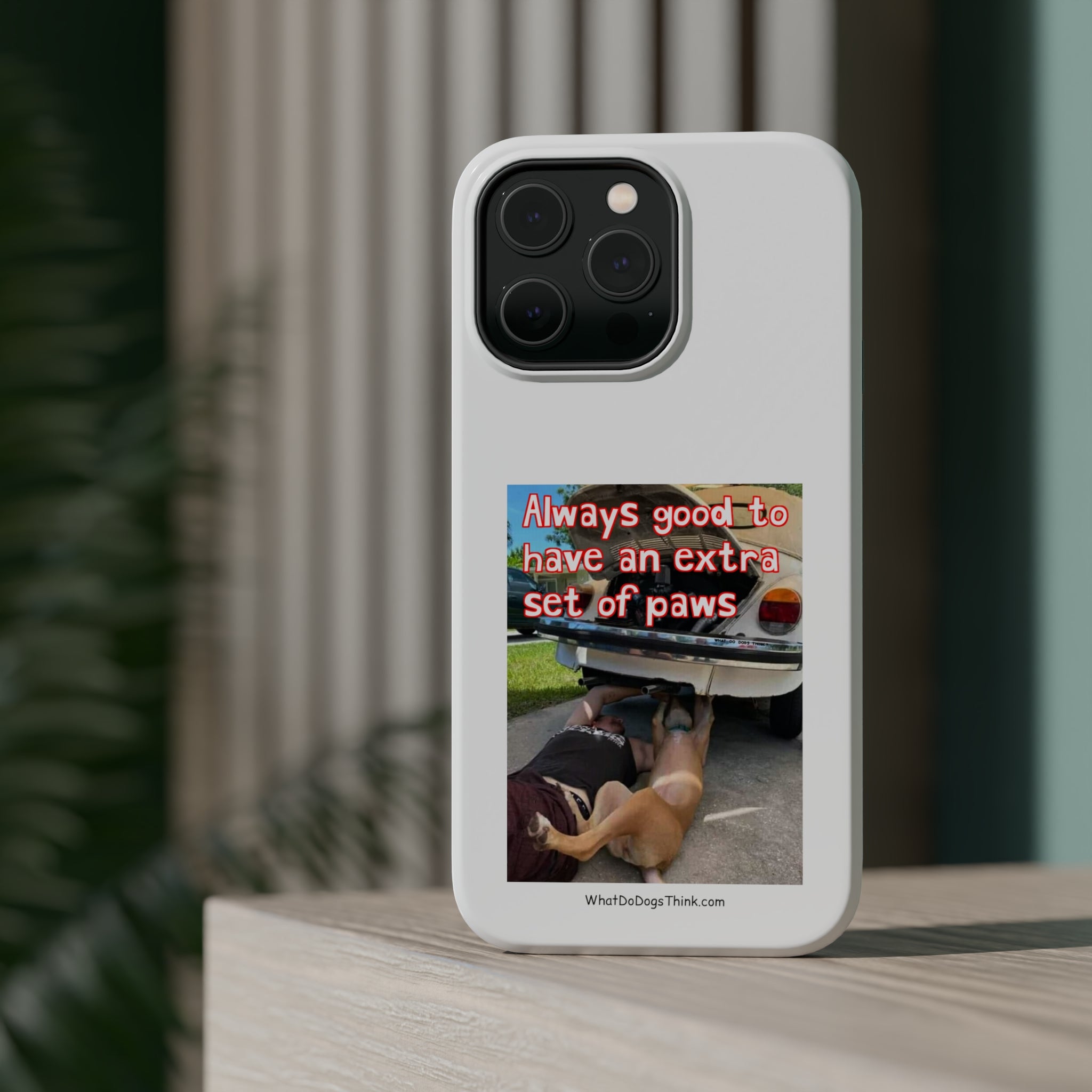 Extra Paw White MagSafe Tough Cases