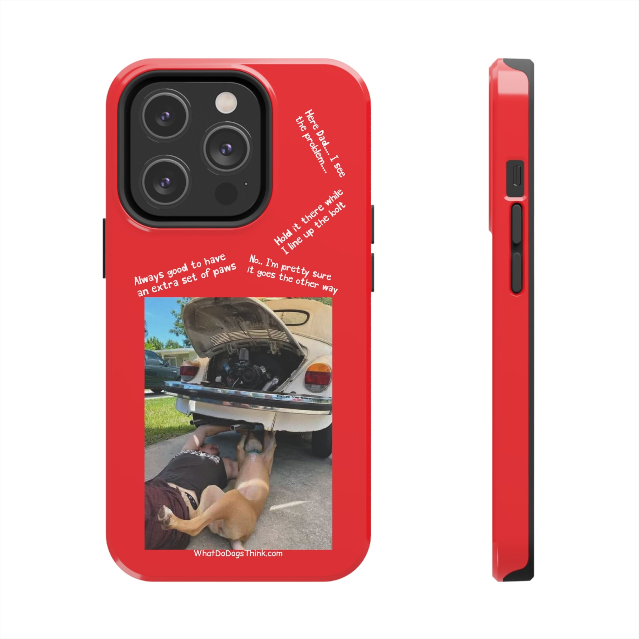 Bug Helper Compilation Red Tough Phone Cases