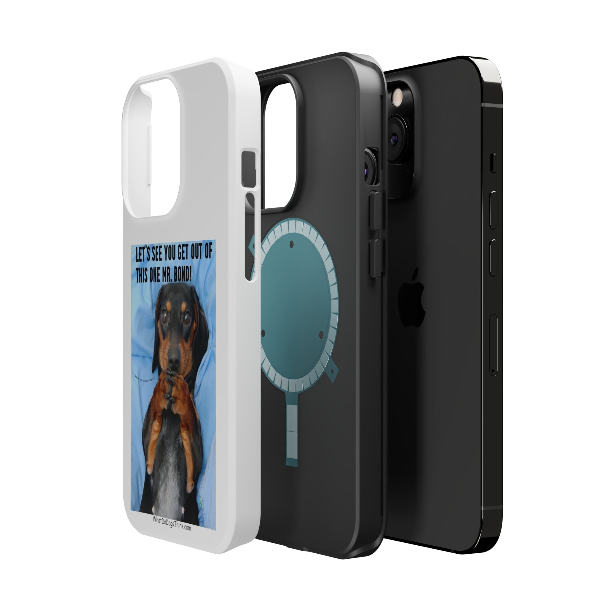 Mr. Bond White MagSafe Tough Cases