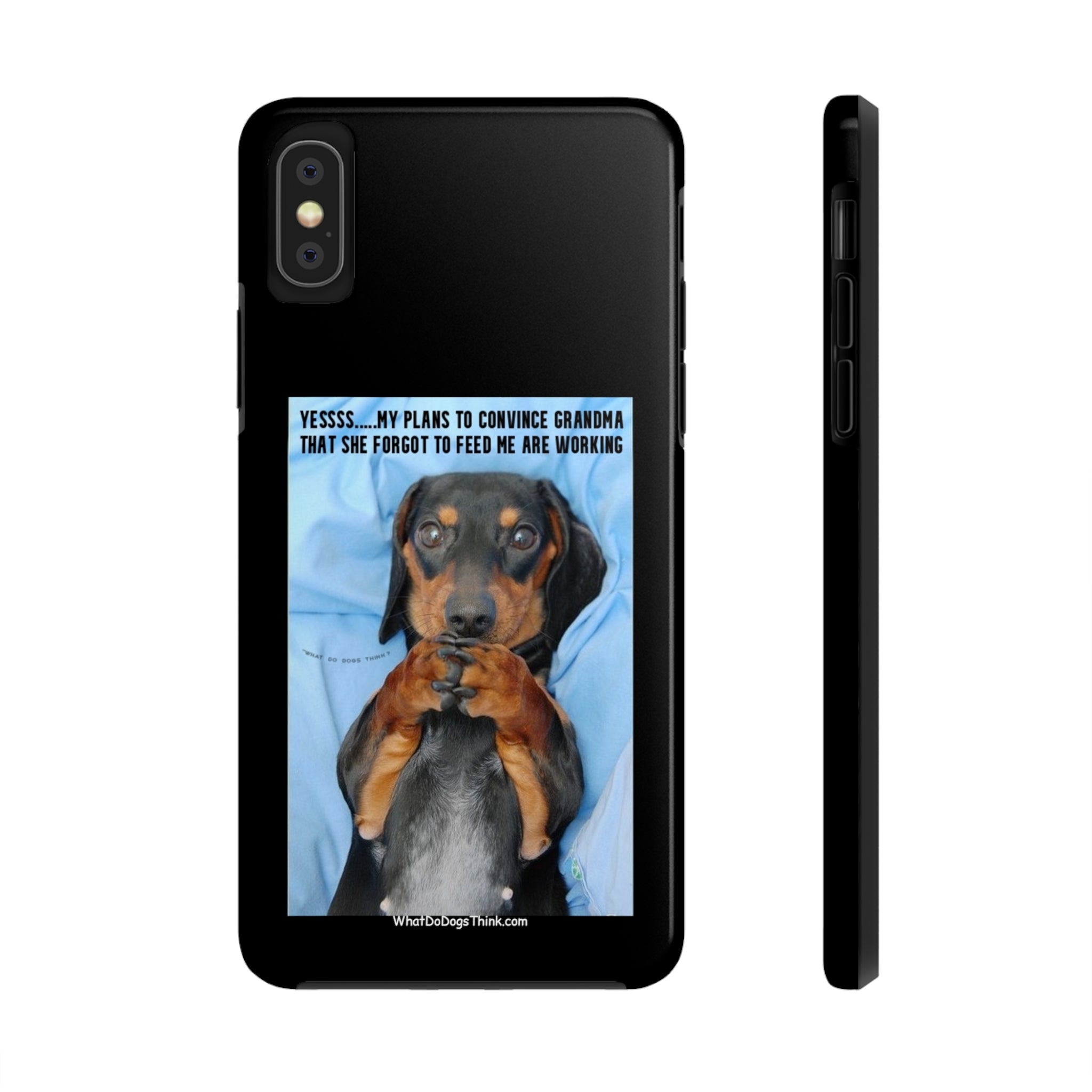 Grandma Black Tough Phone Cases