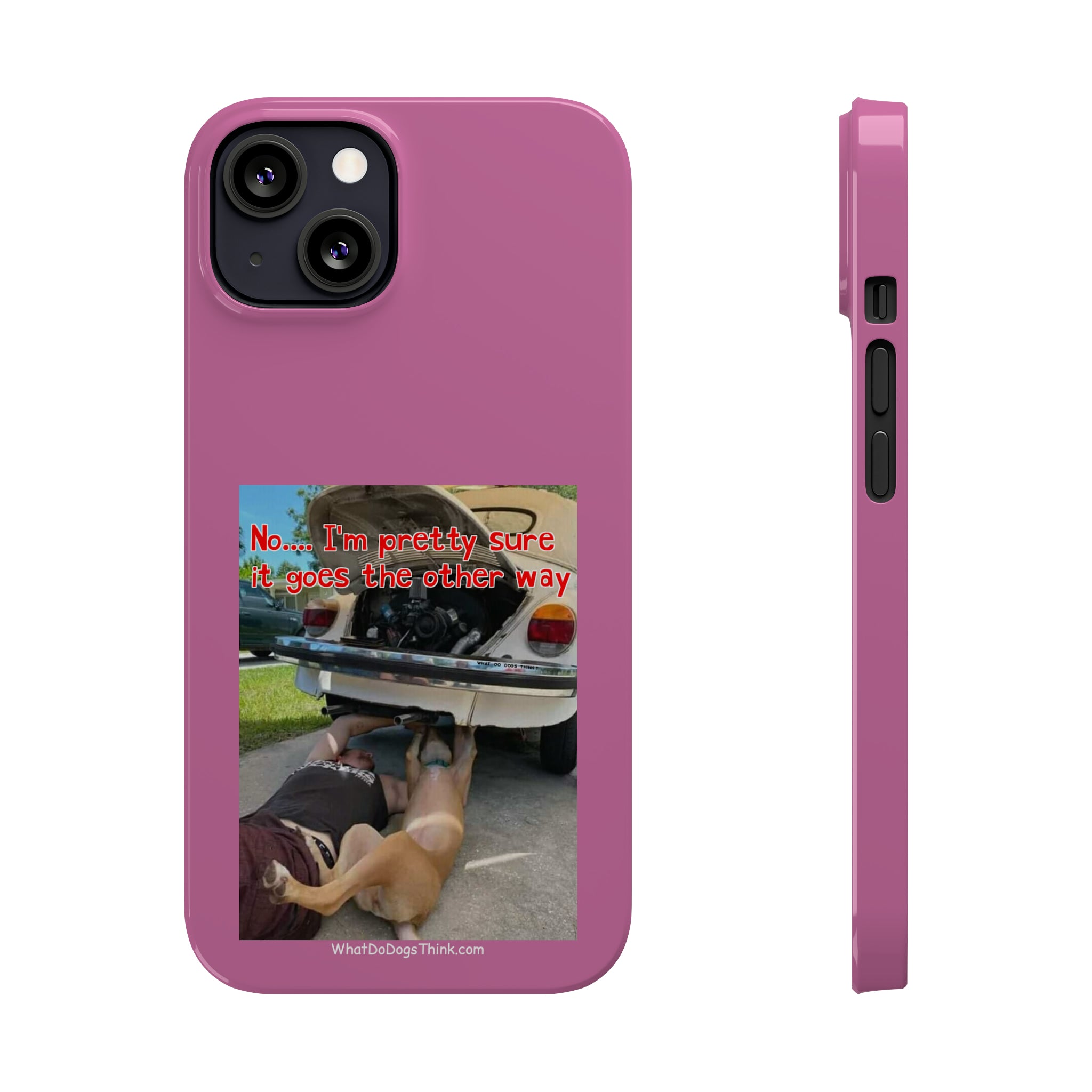 Other Way Pink Slim Phone Cases