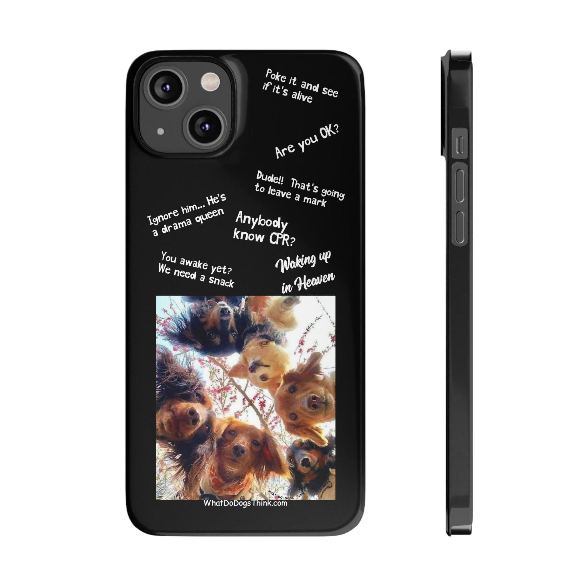Are You OK? Compilation Black Slim Phone Cases