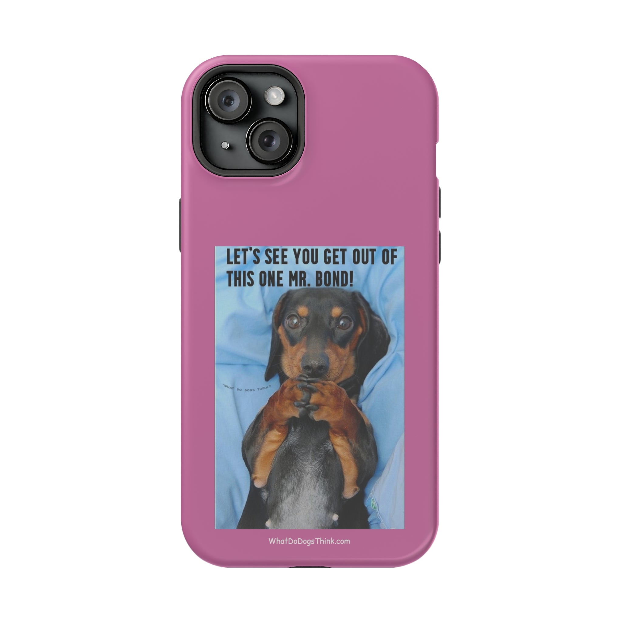 Mr. Bond Pink MagSafe Tough Cases