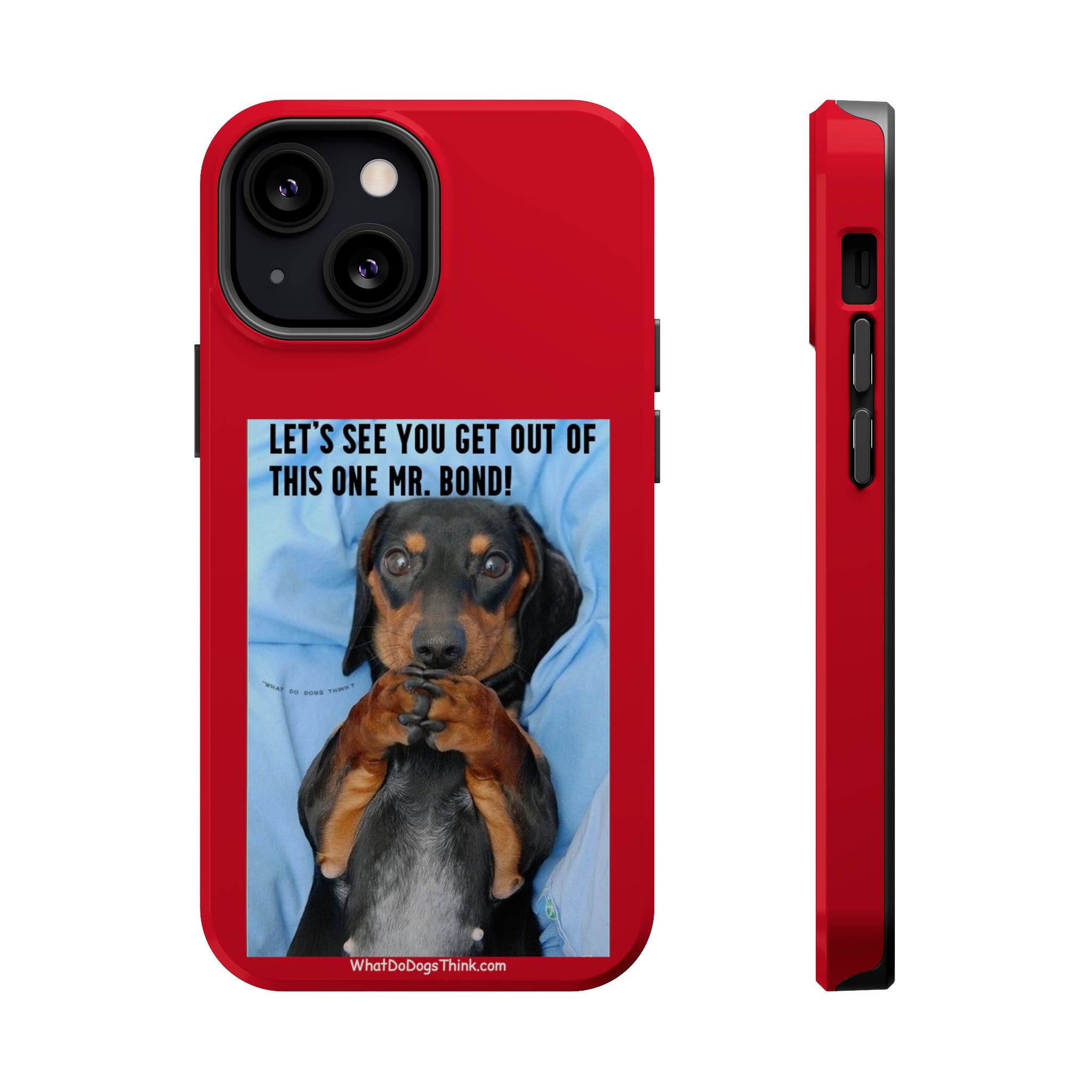 Mr. Bond Red MagSafe Tough Cases