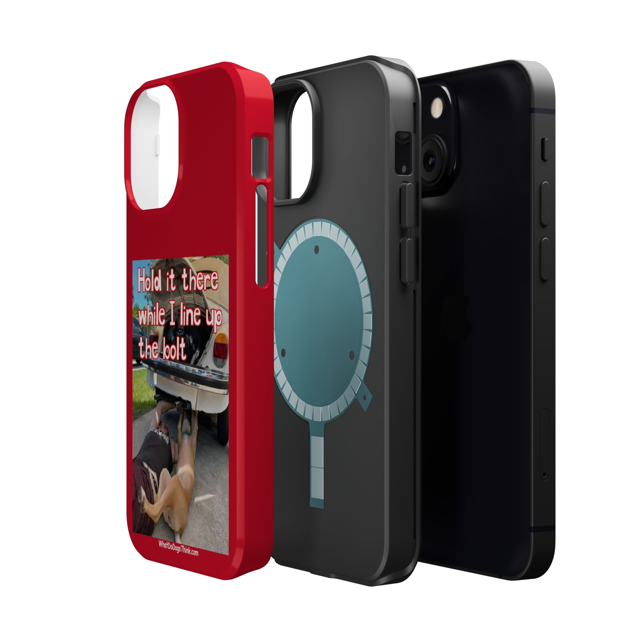 Hold It Red MagSafe Tough Cases