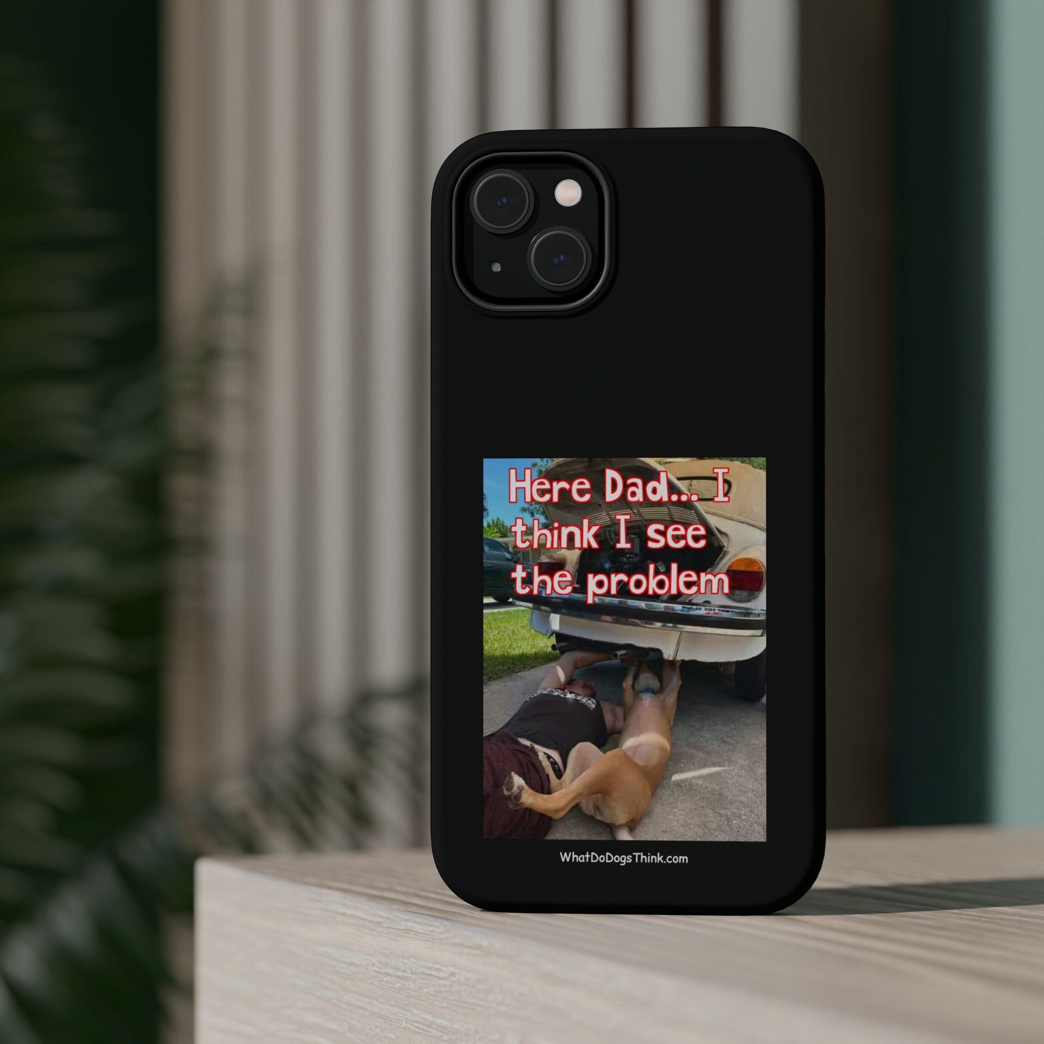 Here Dad Black MagSafe Tough Cases