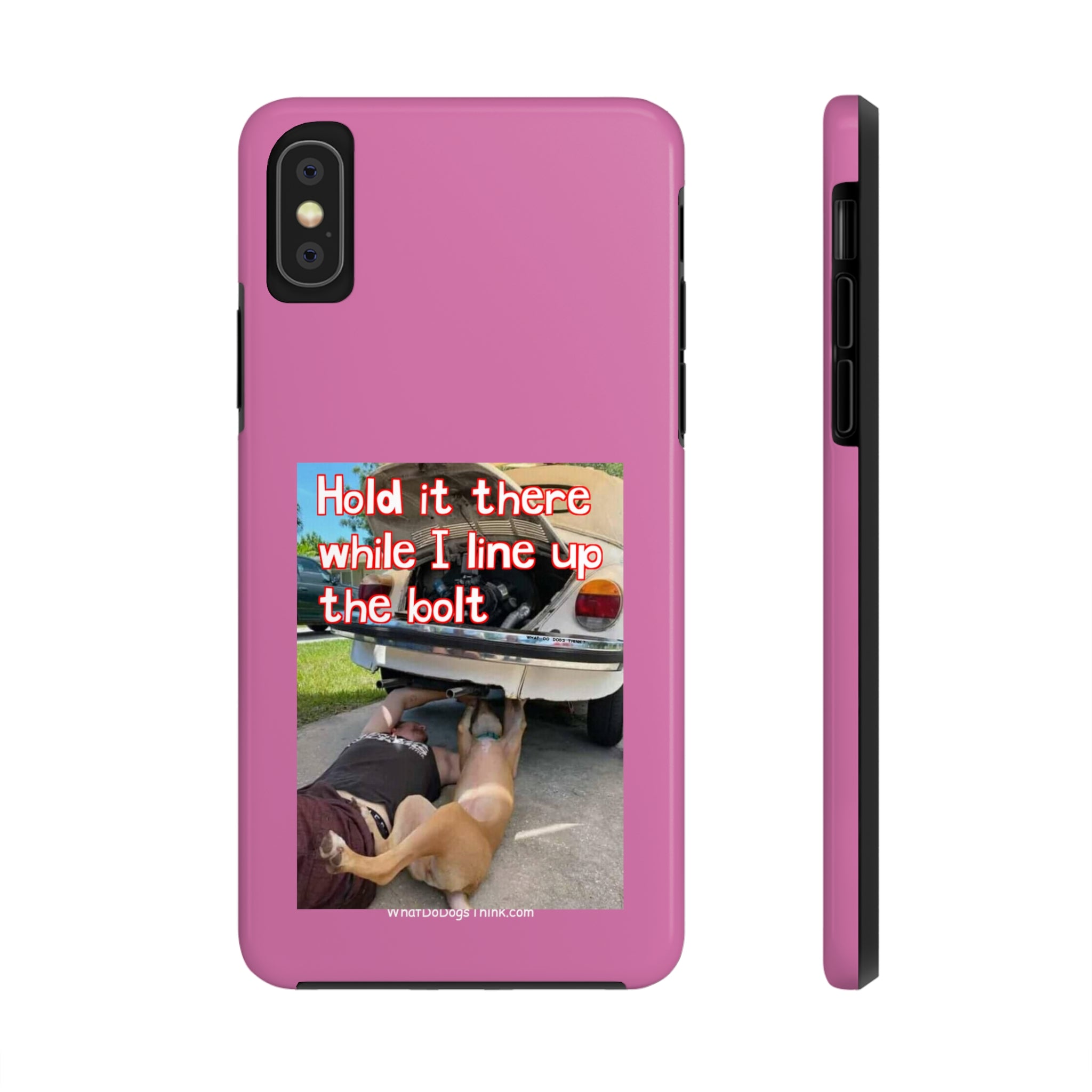 Hold it Pink Tough Phone Cases