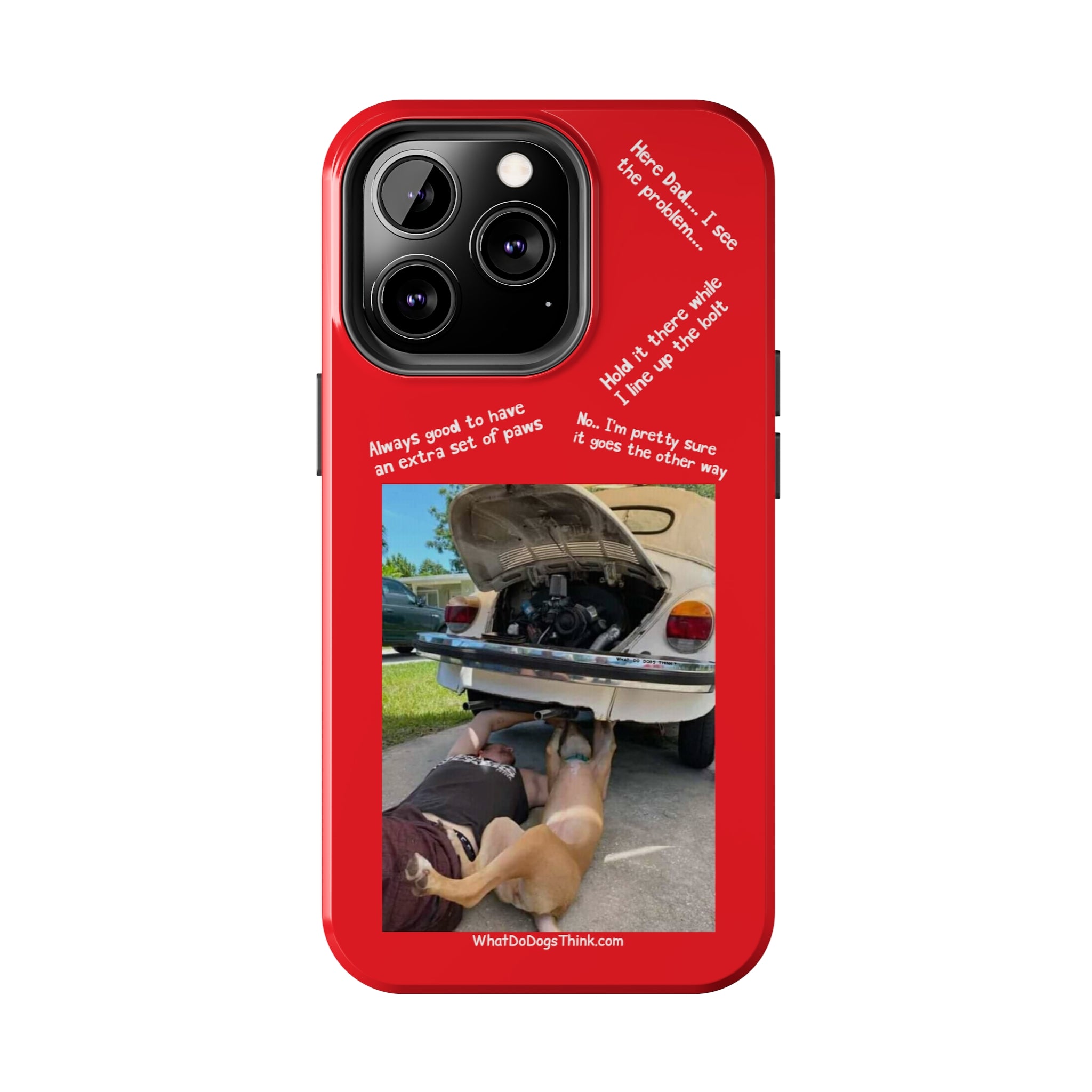 Bug Helper Compilation Red Tough Phone Cases