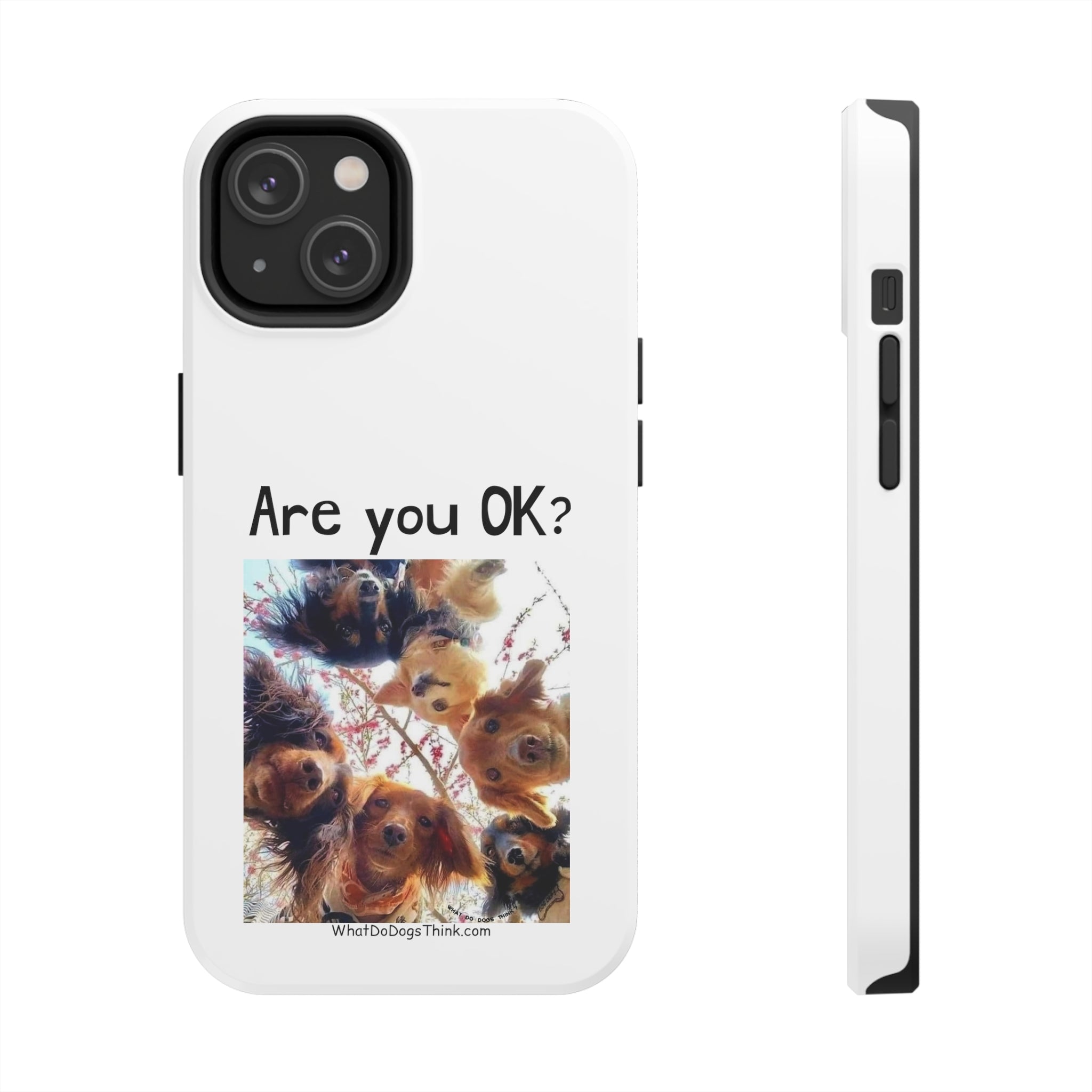 Are You OK? White Tough Phone Cases