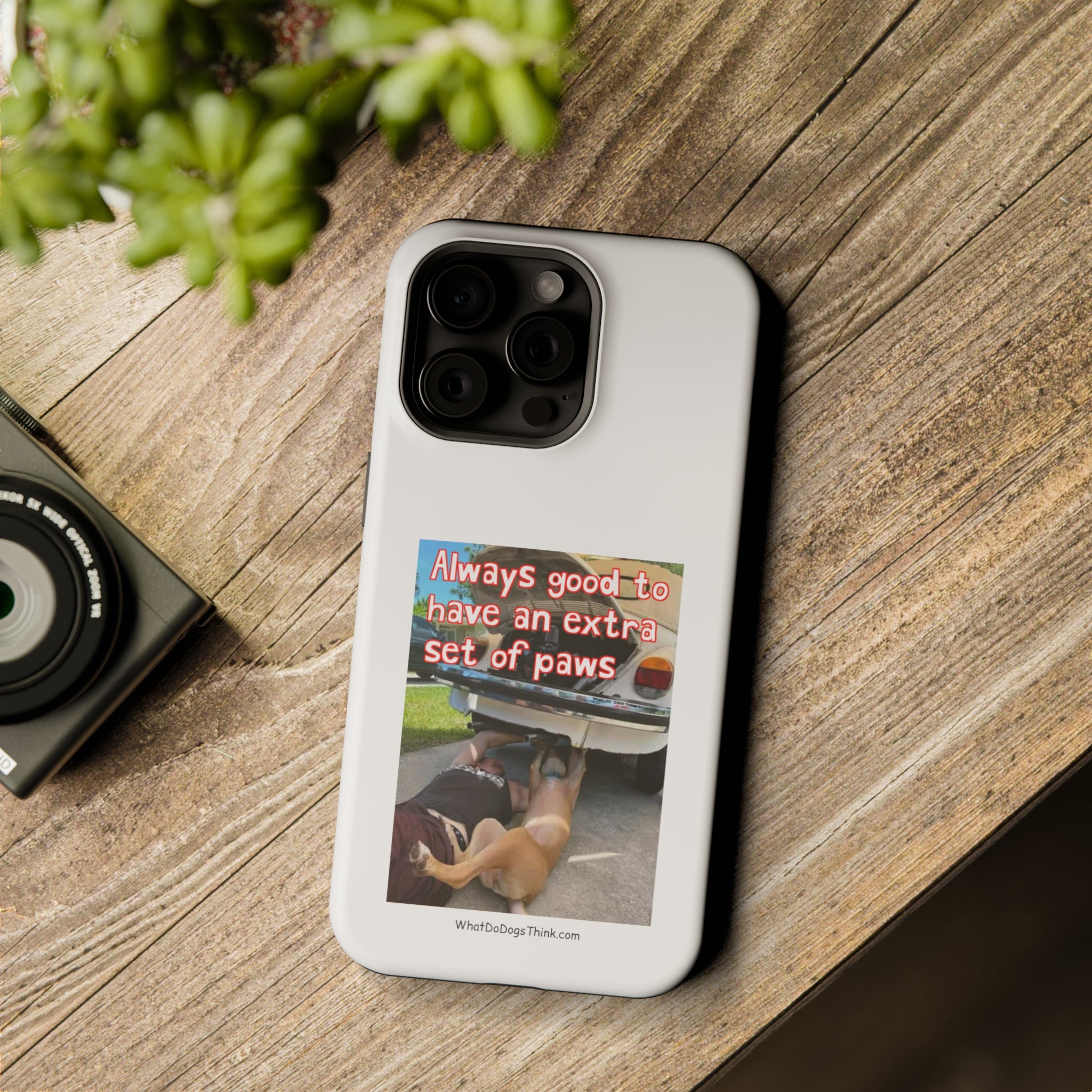 Extra Paw White MagSafe Tough Cases