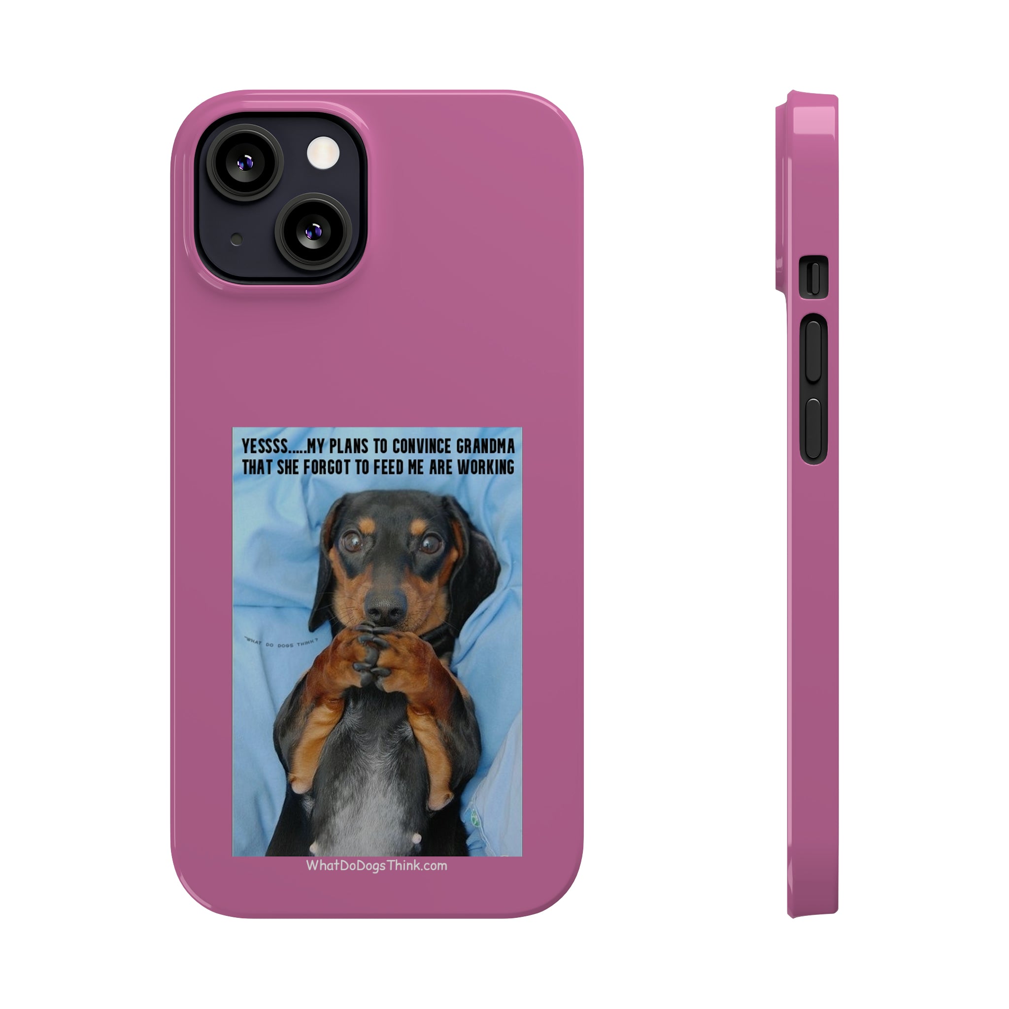 Grandma Pink Slim Phone Cases