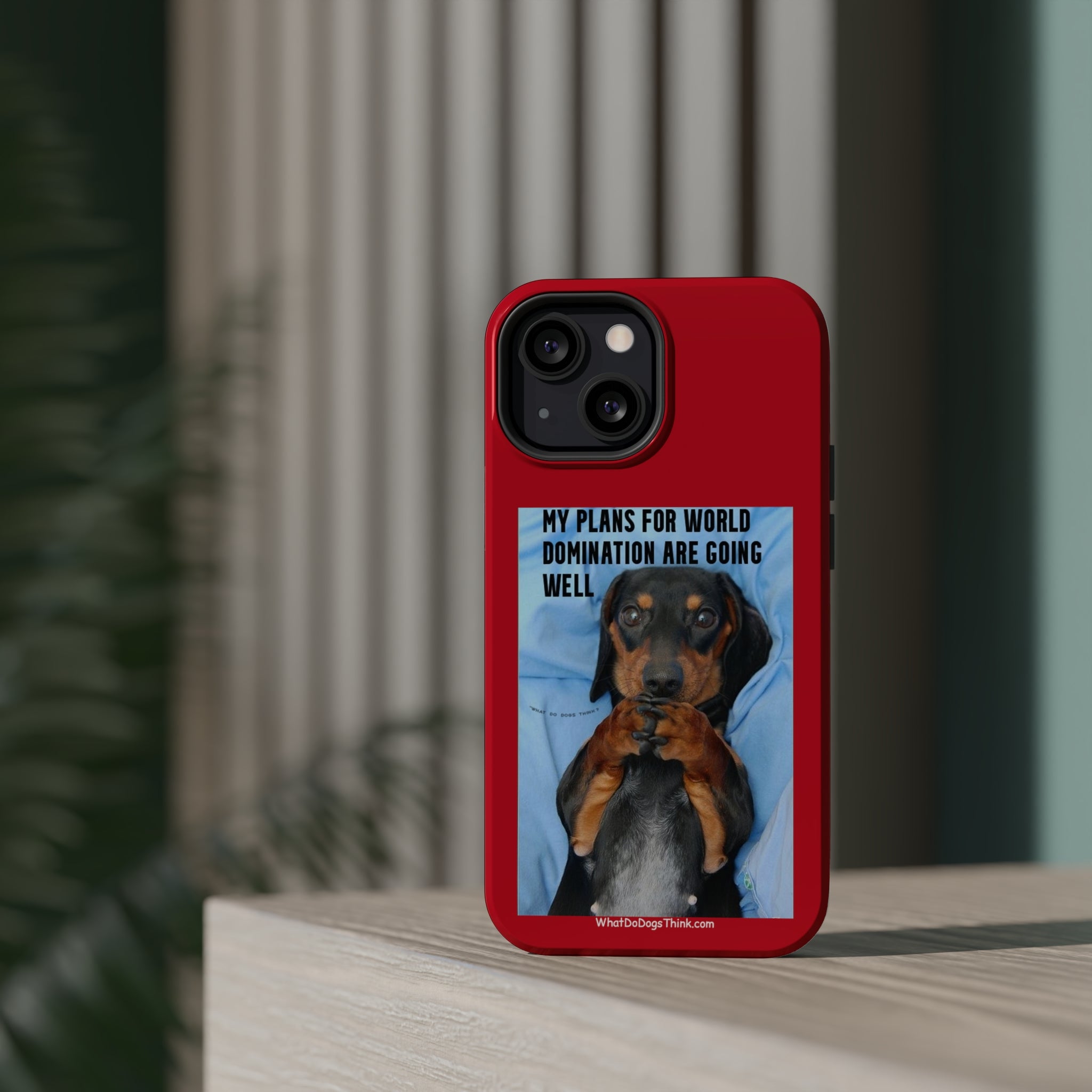 World Domination Red MagSafe Tough Cases