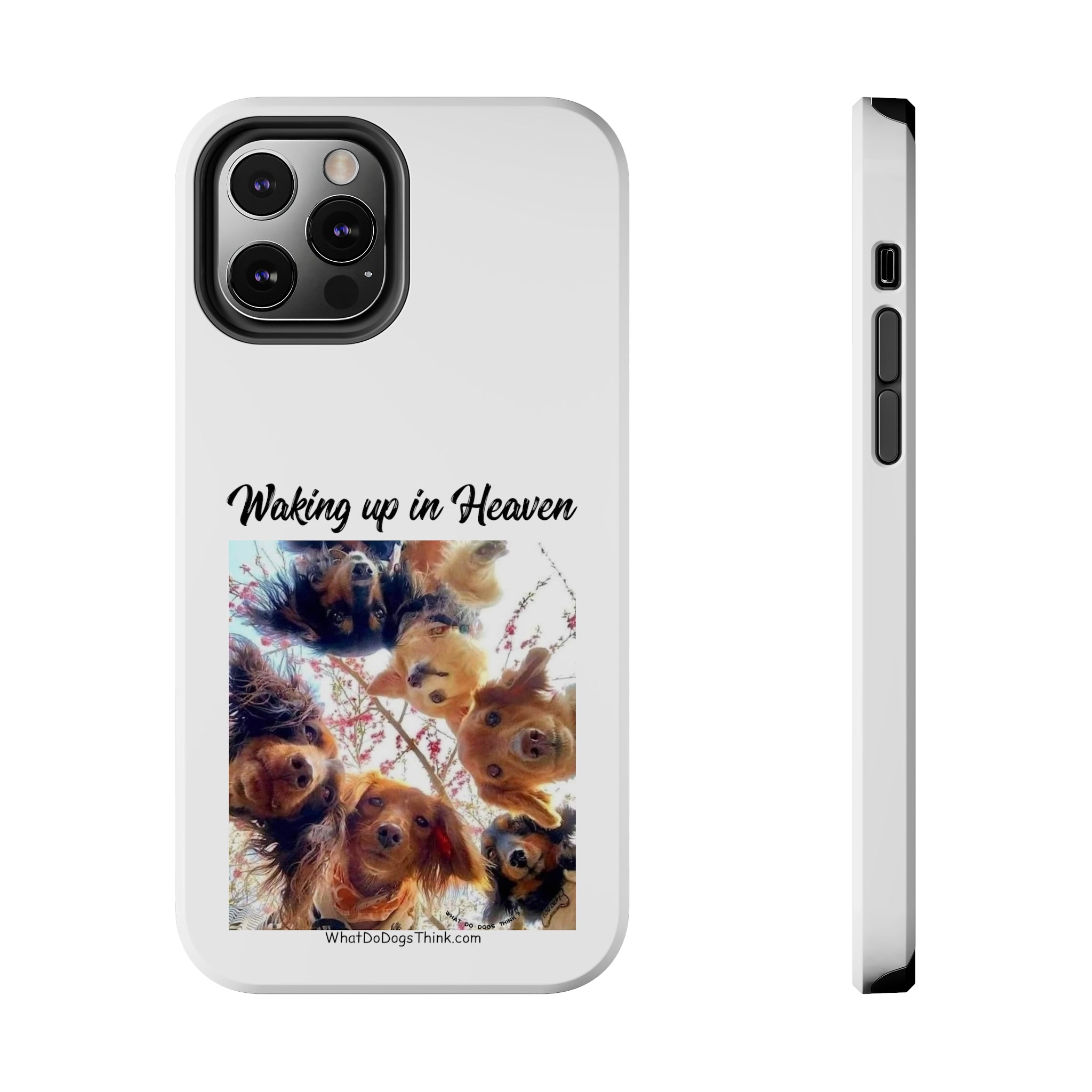 Waking Up in Heaven White Tough Phone Cases