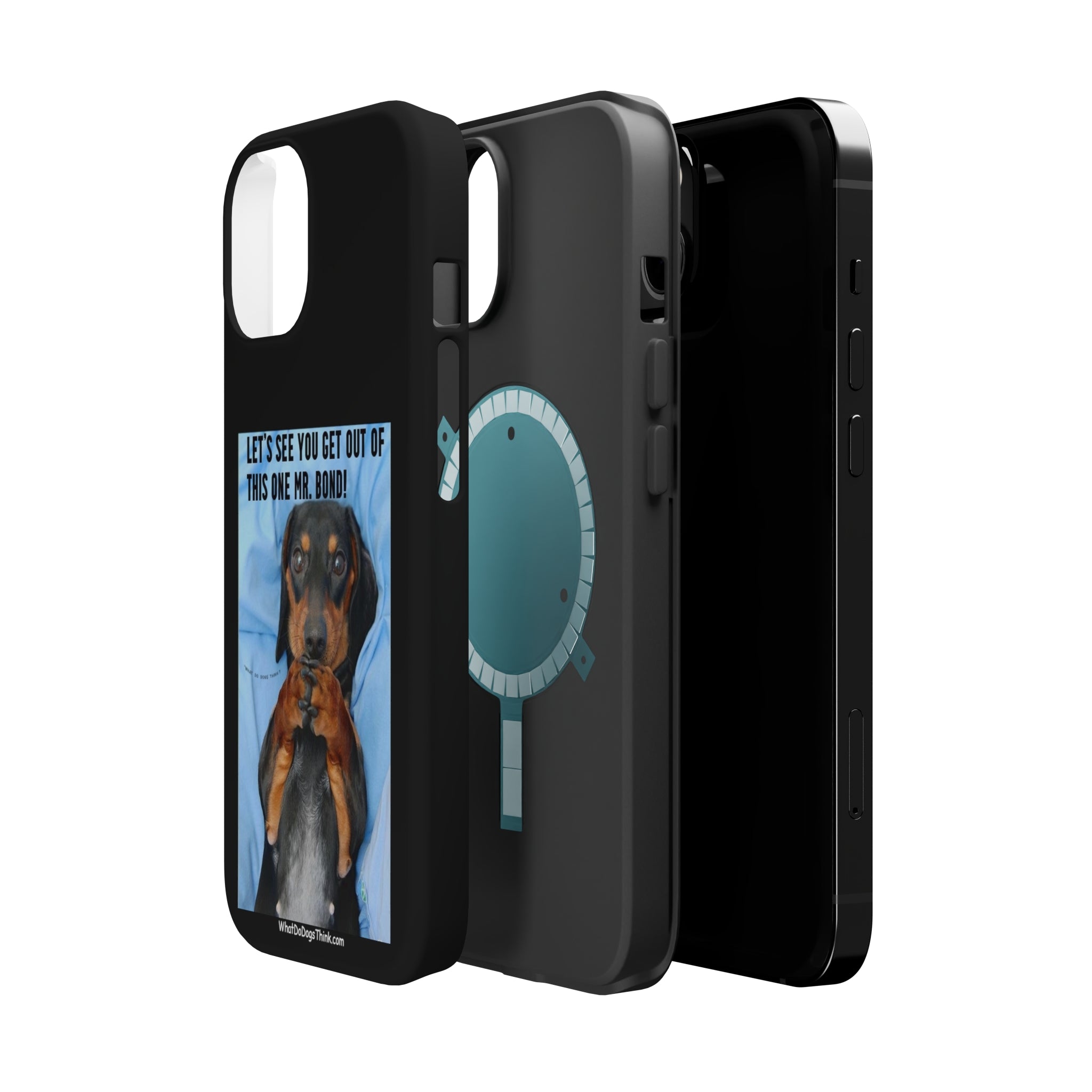 Mr. Bond Black MagSafe Tough Cases