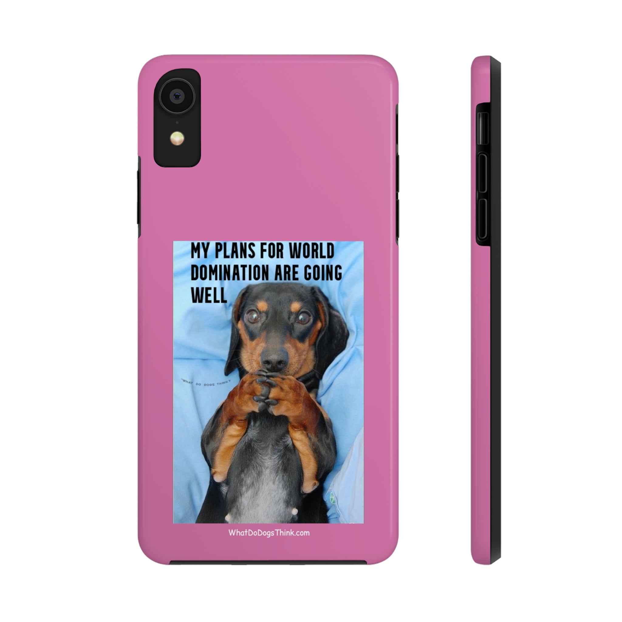 World Domination Pink Tough Phone Cases