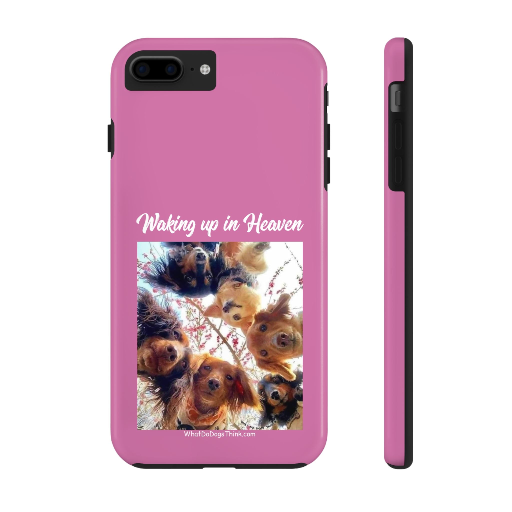 Waking Up in Heaven Pink Tough Phone Cases