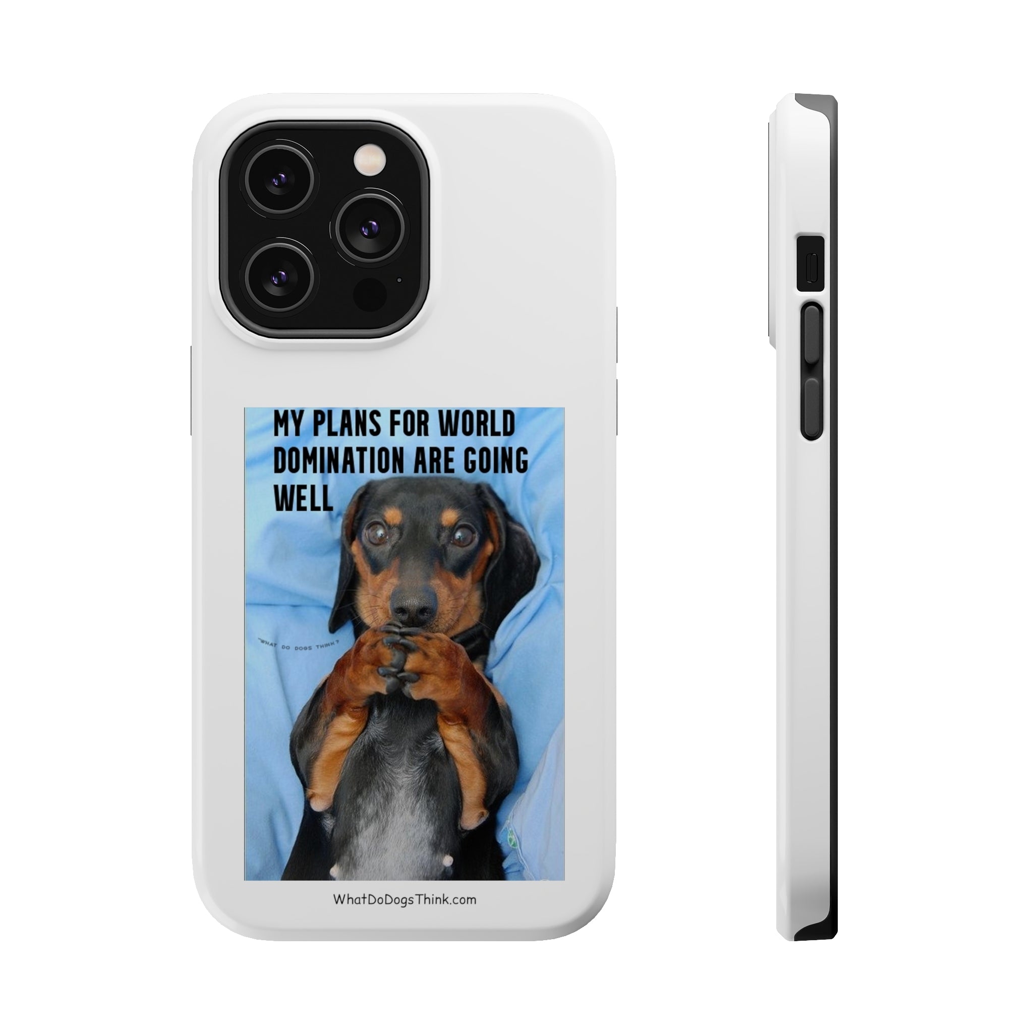 World Domination White MagSafe Tough Cases