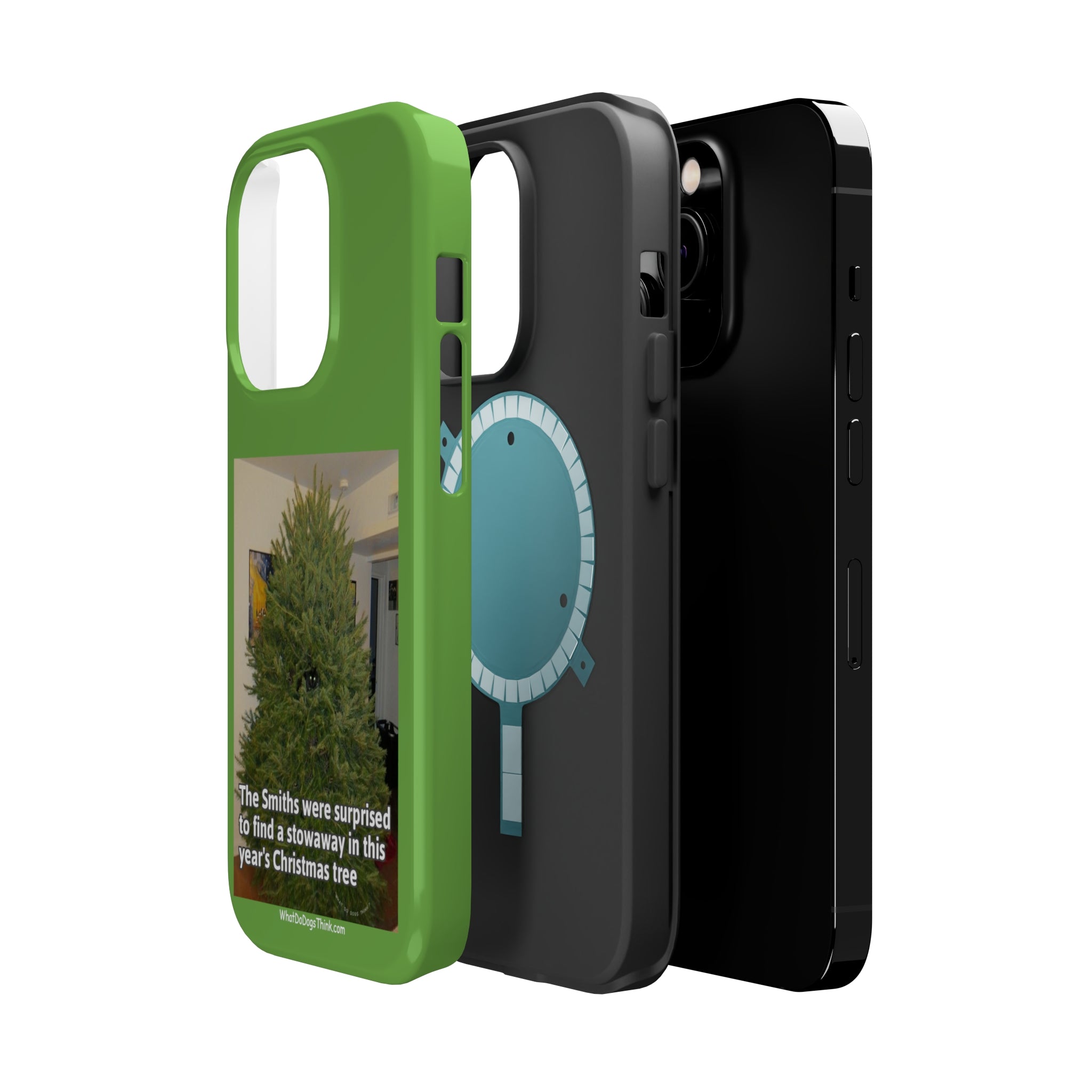 Stowaway Cat Green MagSafe Tough Case