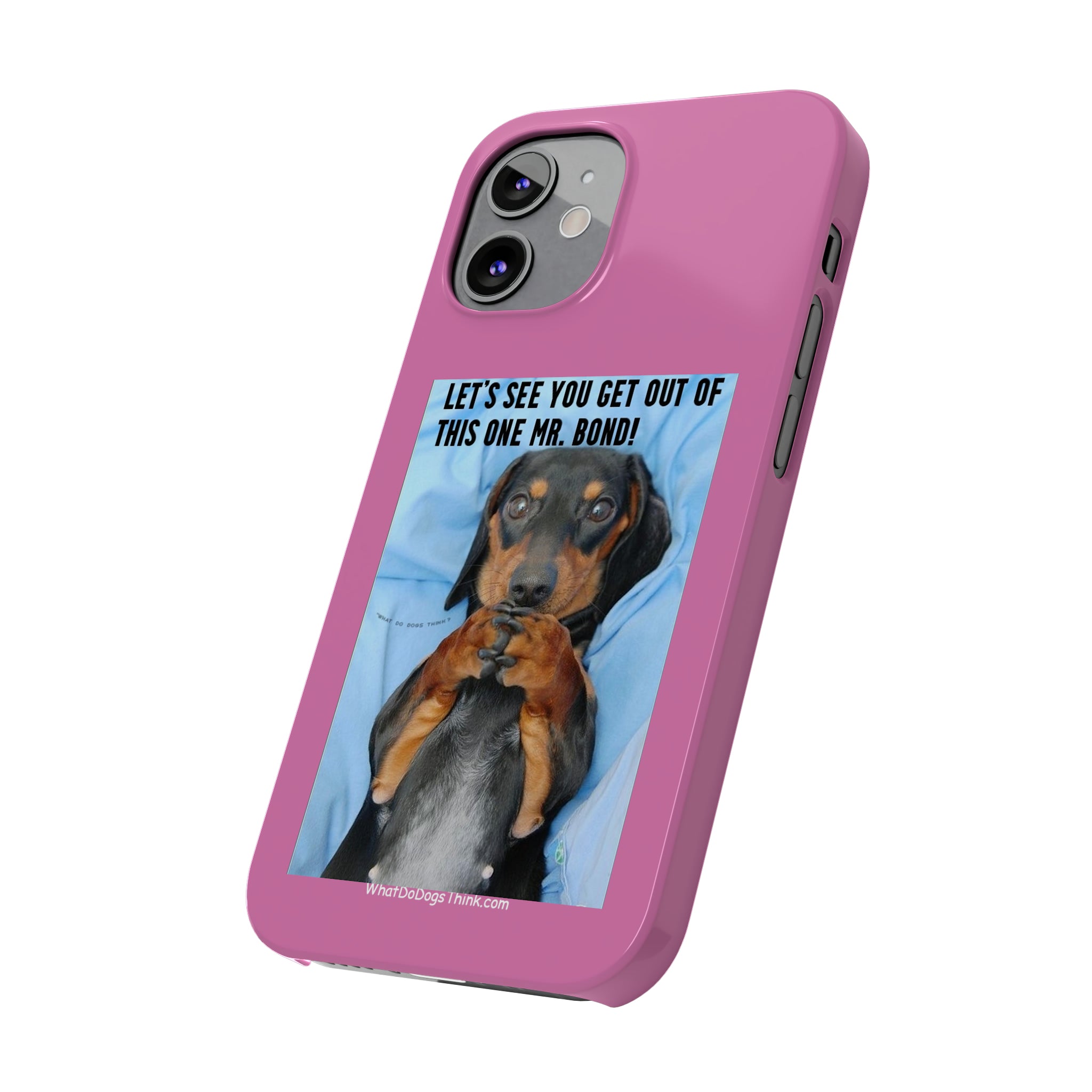 Mr. Bond Pink Slim Phone Cases