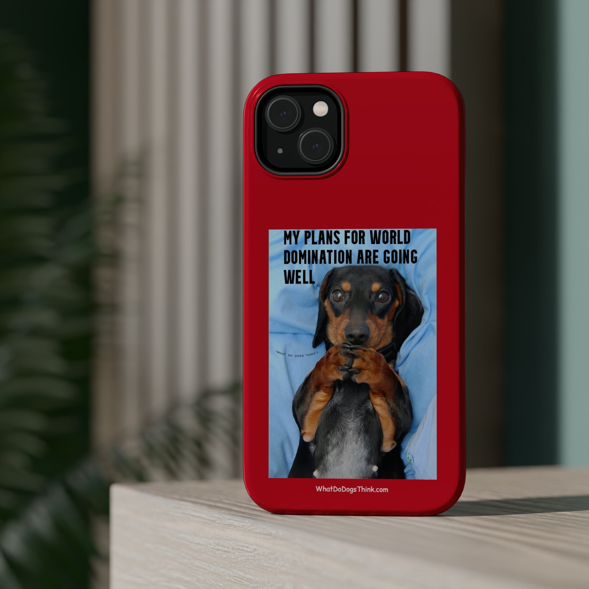 World Domination Red MagSafe Tough Cases