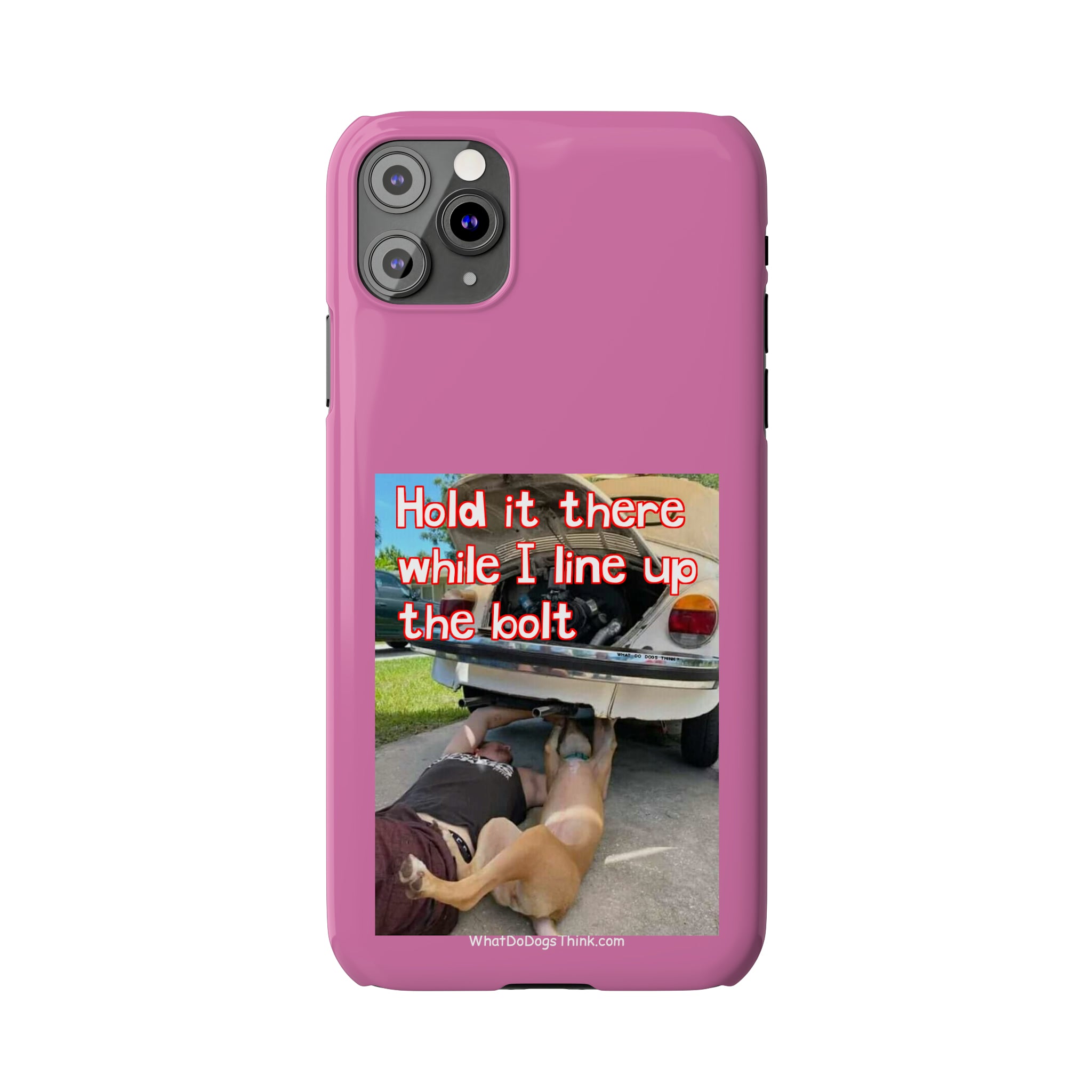 Hold It Pink Slim Phone Cases