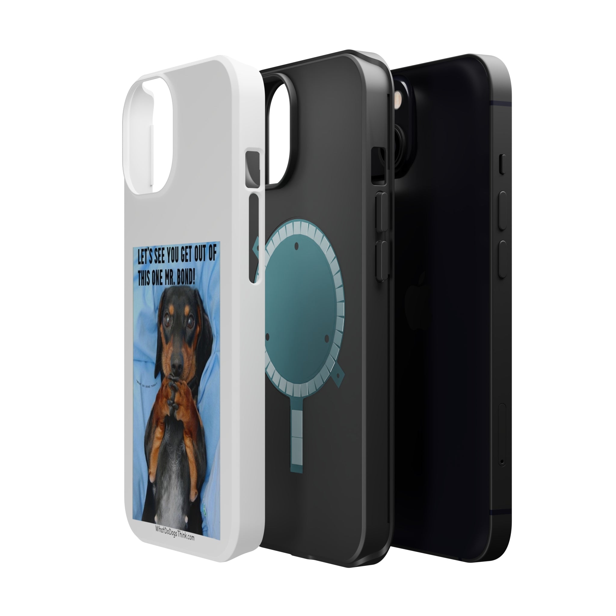 Mr. Bond White MagSafe Tough Cases