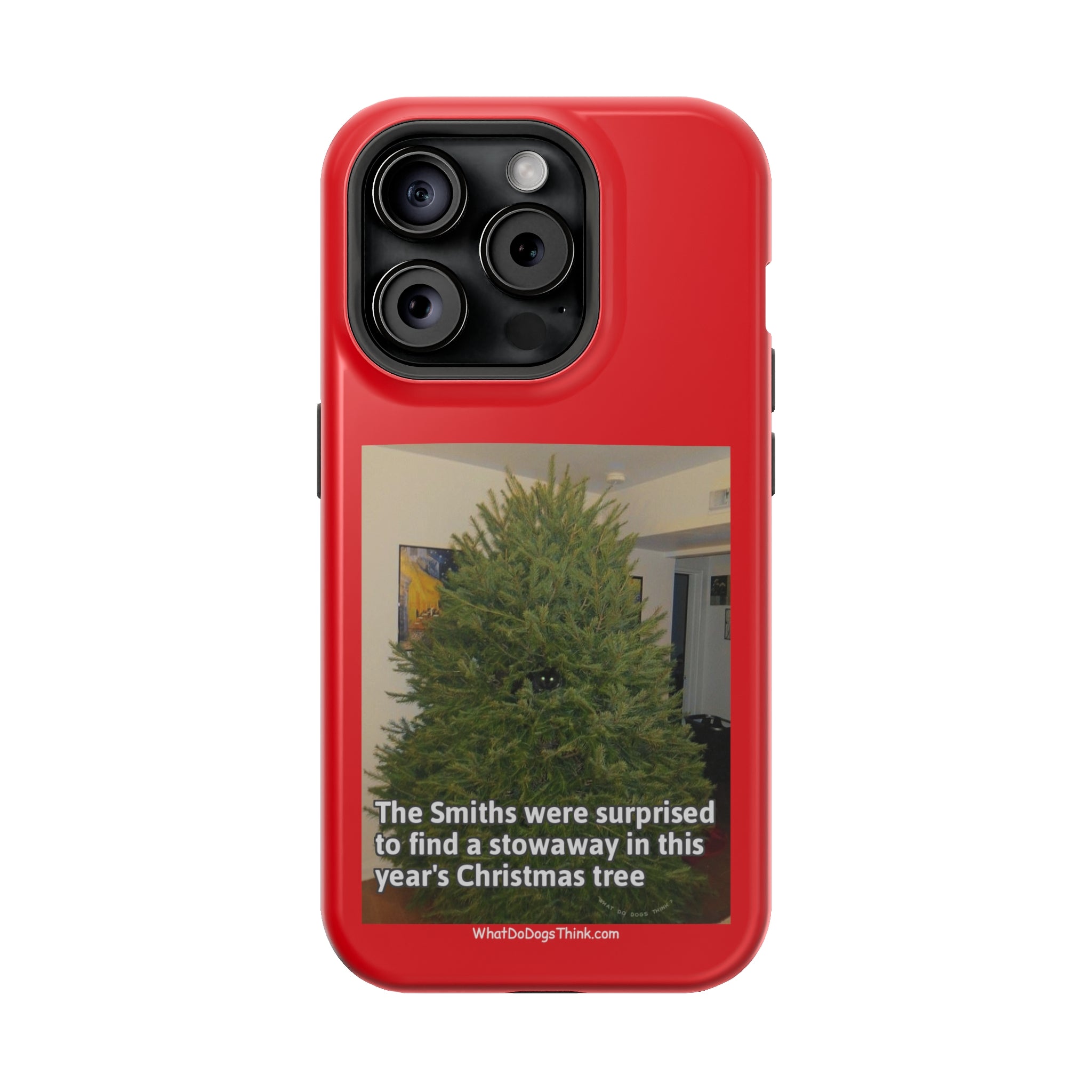 Stowaway Cat Red MagSafe Tough Case