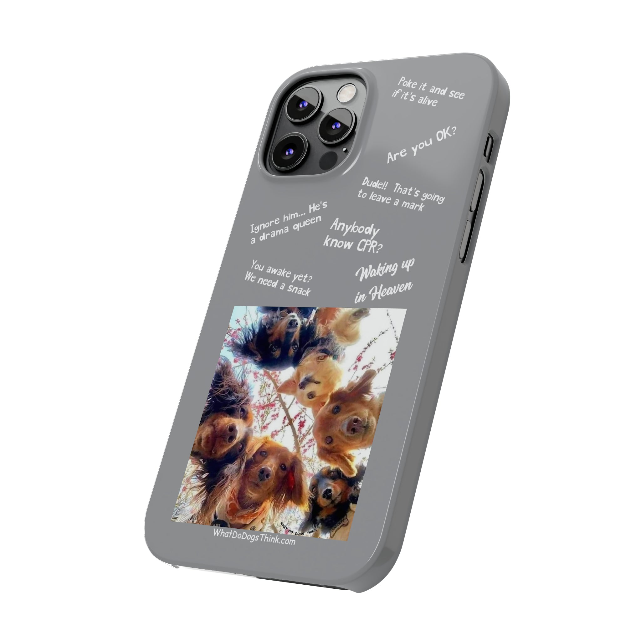 Are You OK? Compilation Grey Slim Phone Cases