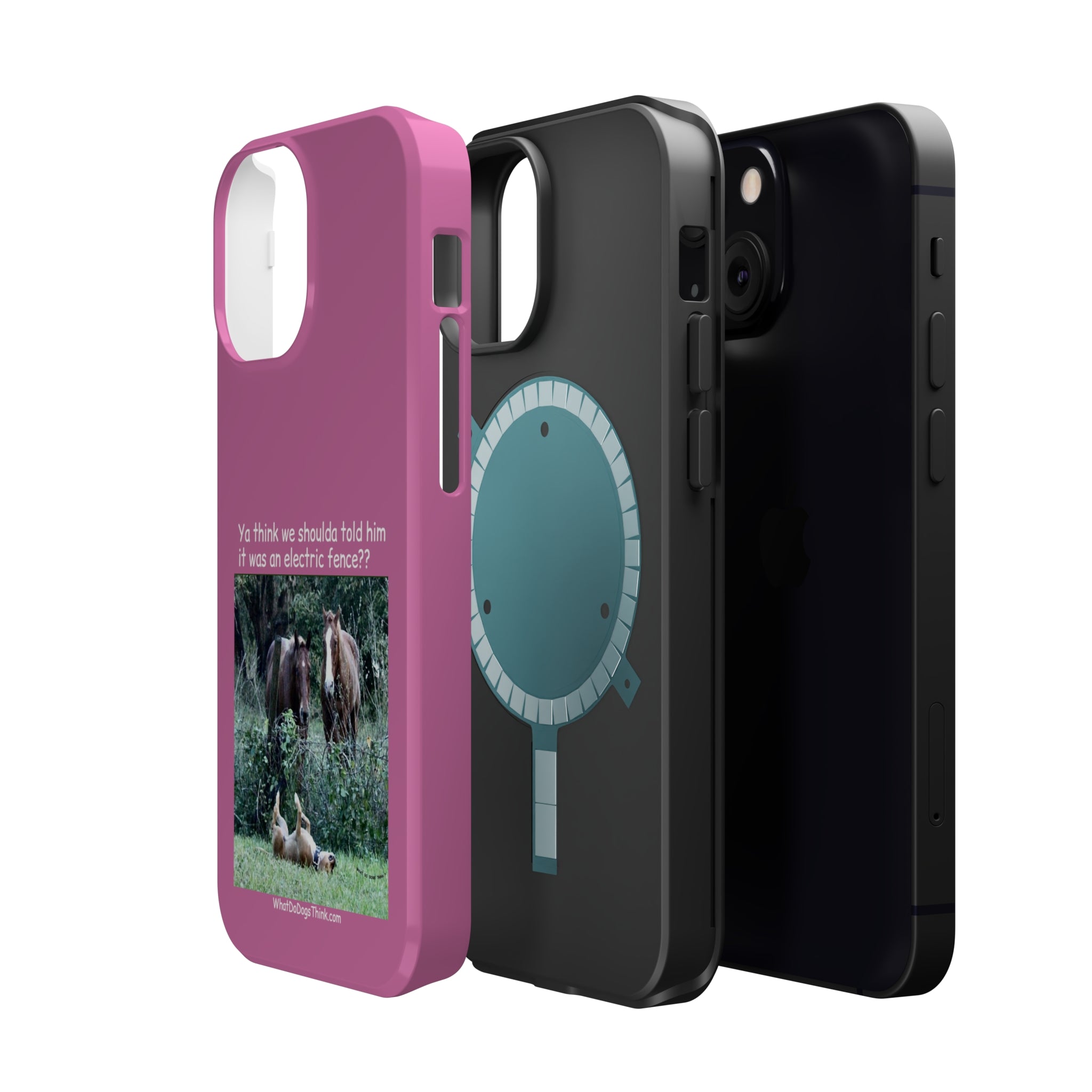 Electric Fence Pink MagSafe Tough Cases