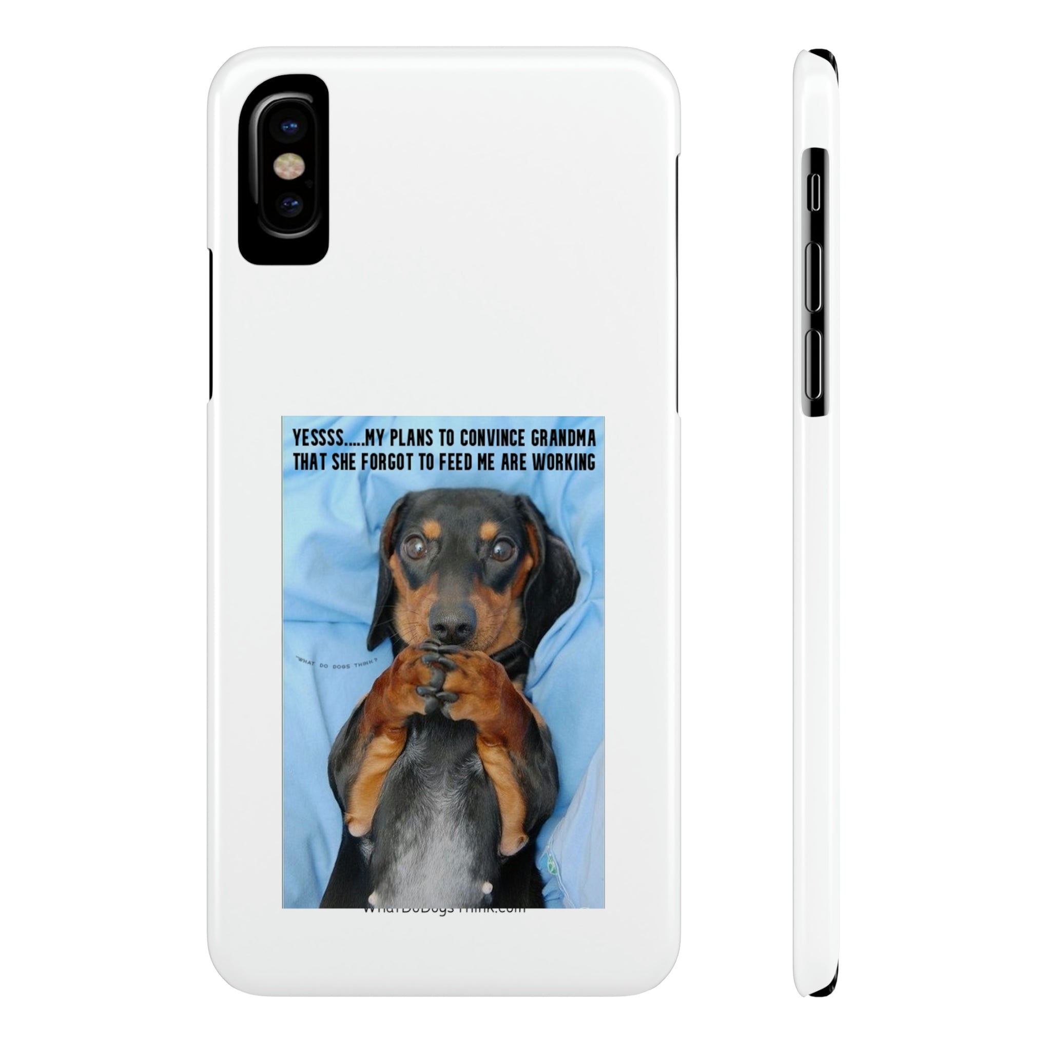 Grandma White Slim Phone Cases