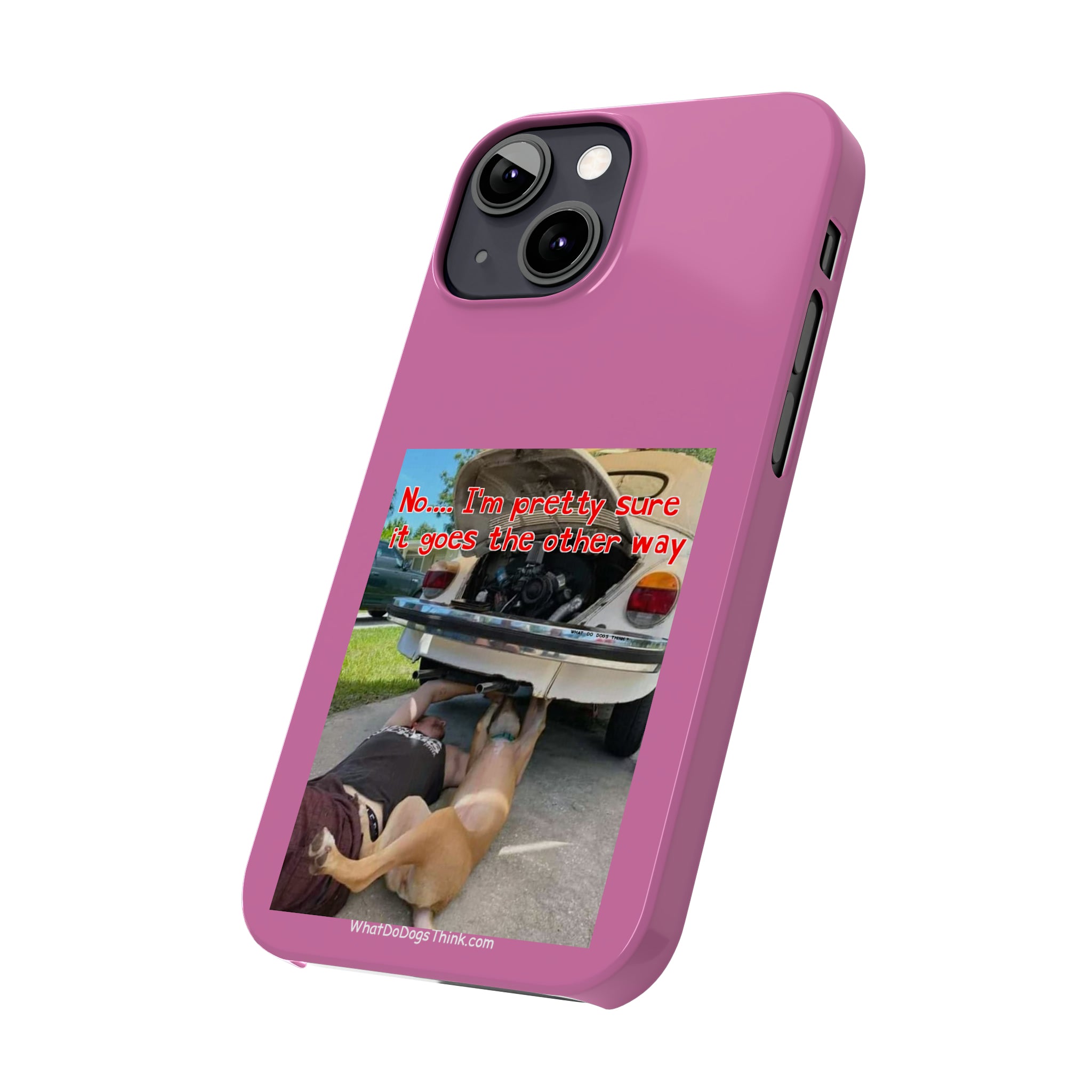 Other Way Pink Slim Phone Cases