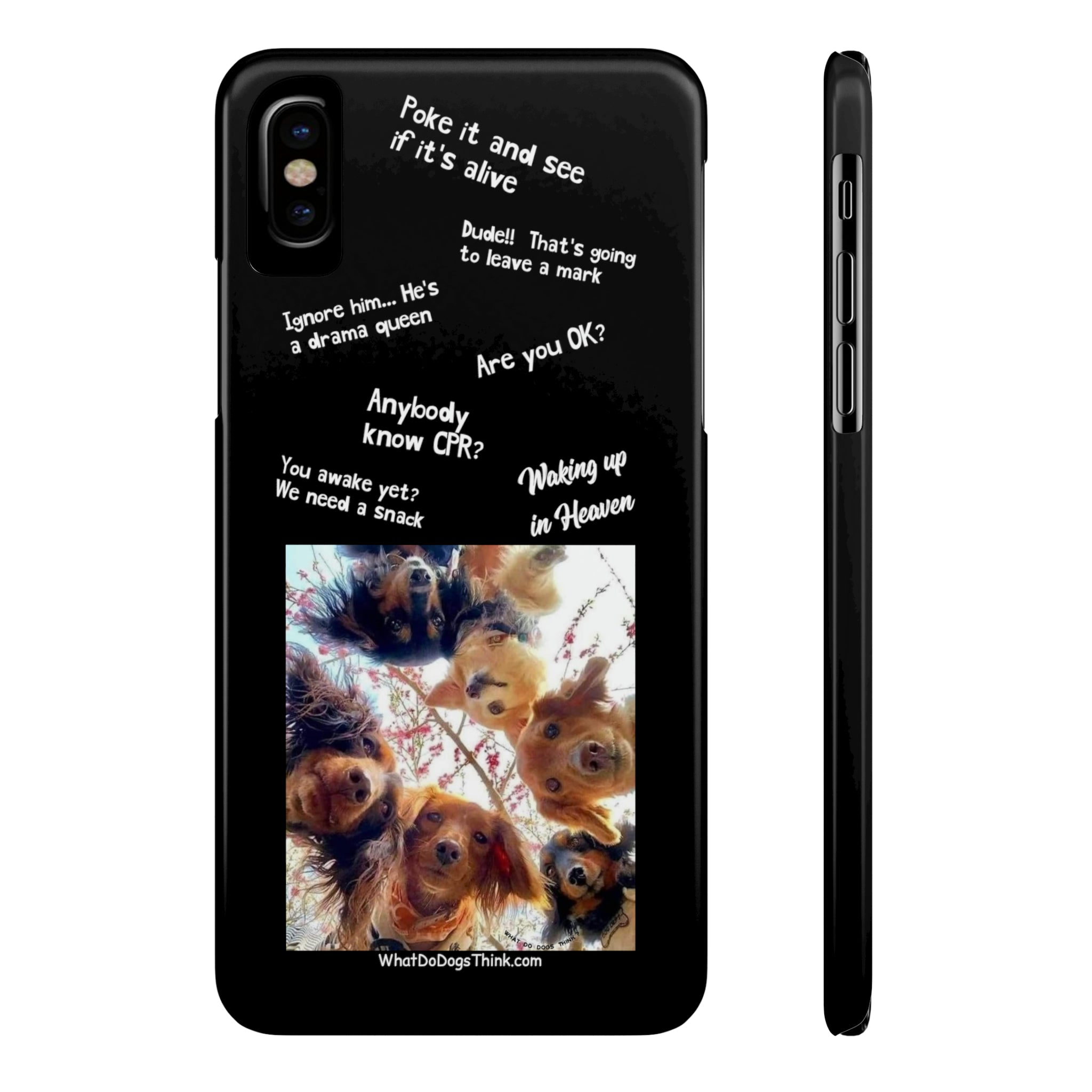 Are You OK? Compilation Black Slim Phone Cases
