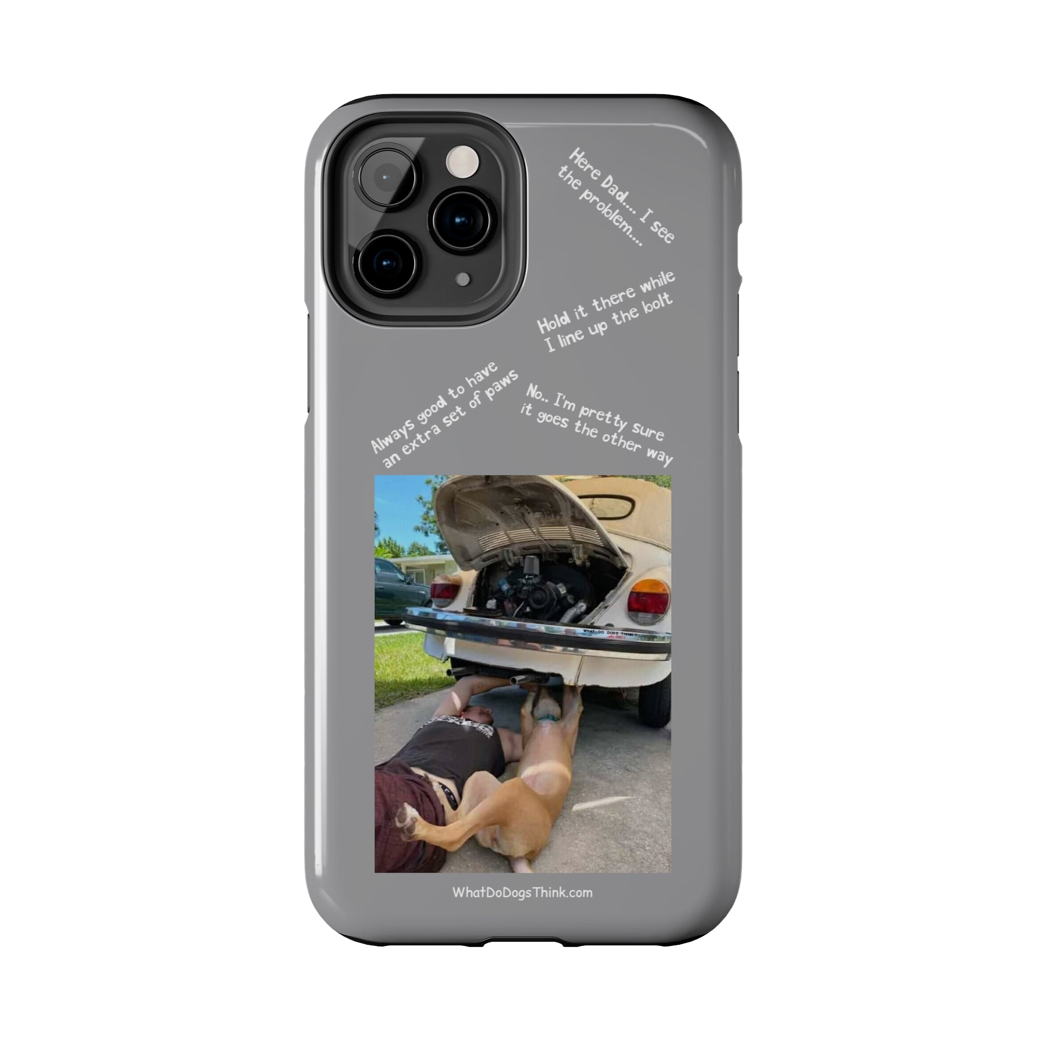 Bug Helper Compilation Grey Tough Phone Cases