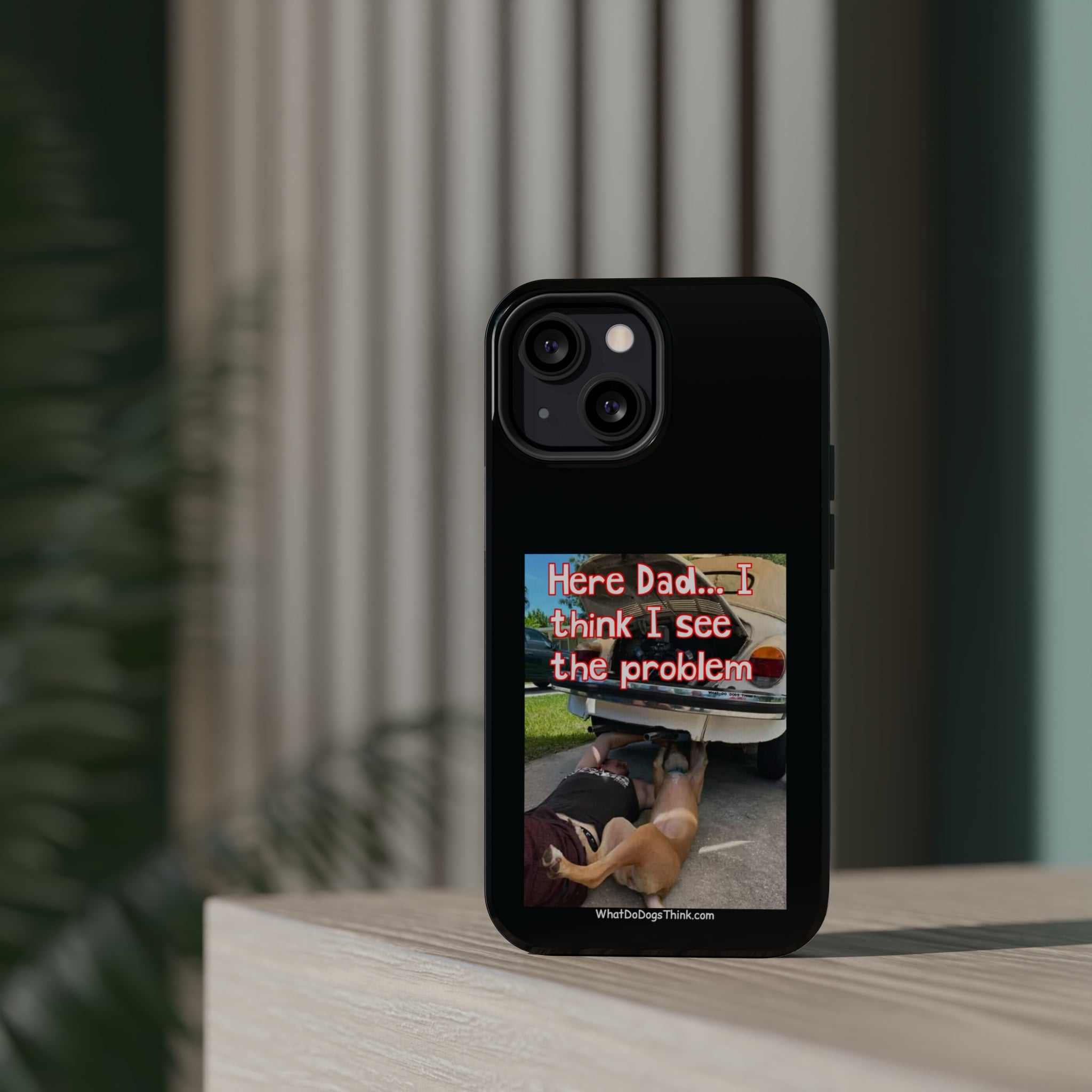 Here Dad Black MagSafe Tough Cases