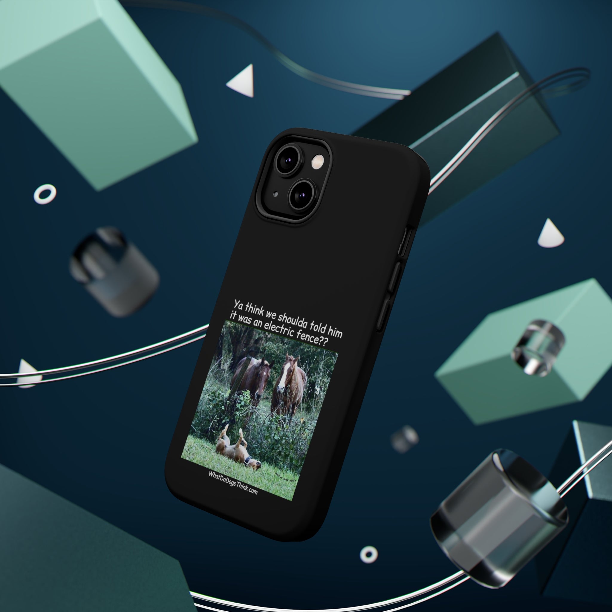 Electric Fence Black MagSafe Tough Cases