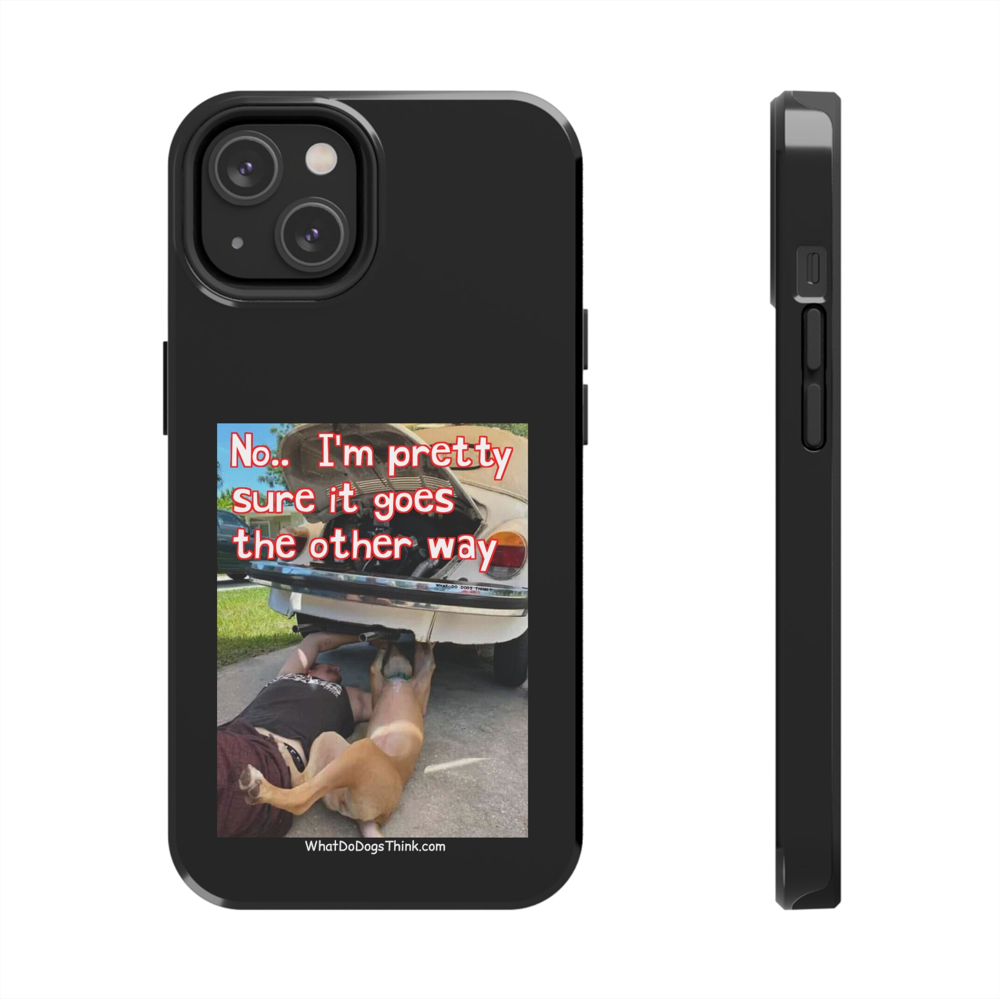 Other Way Black Tough Phone Cases
