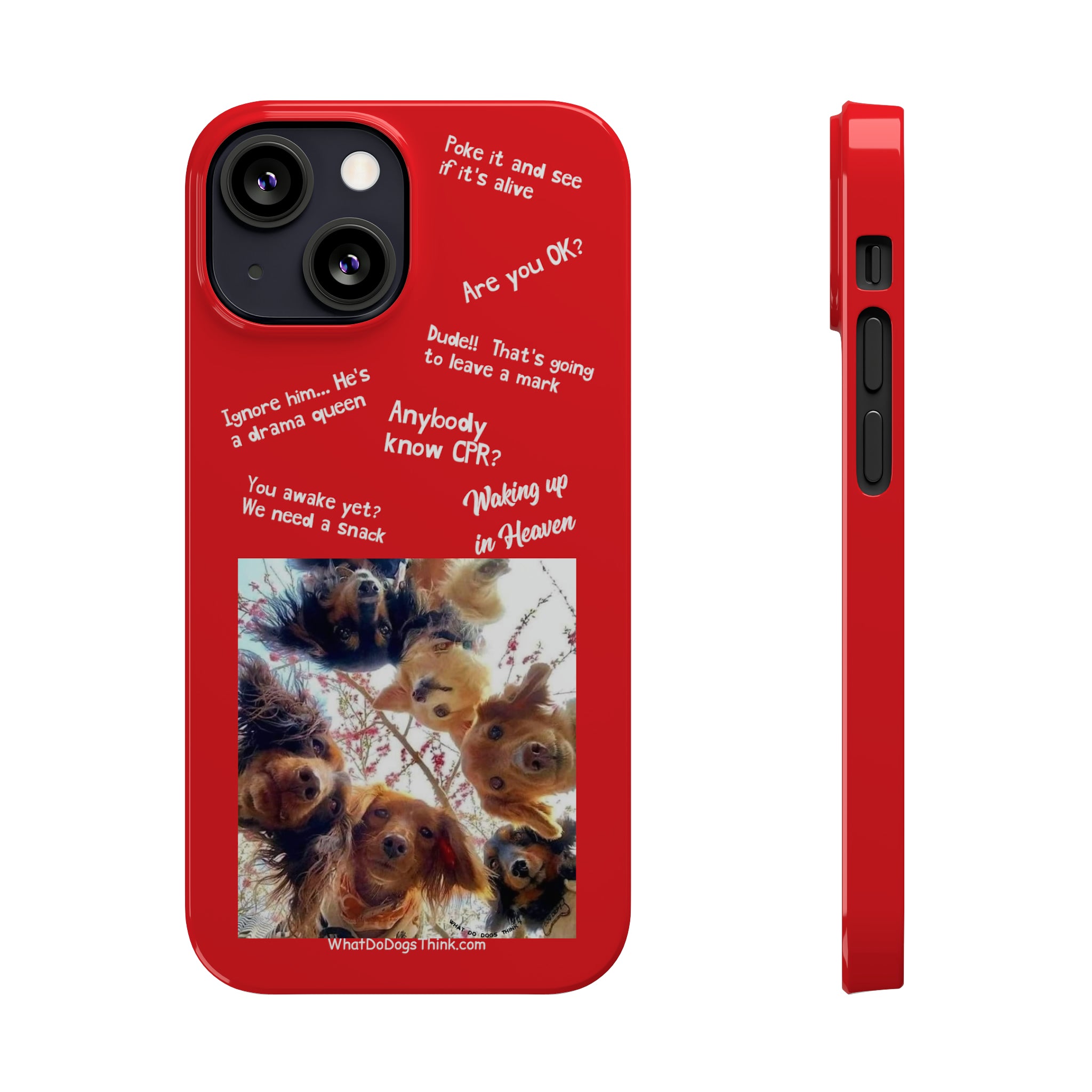 Are You OK? Compilation Red Slim Phone Cases