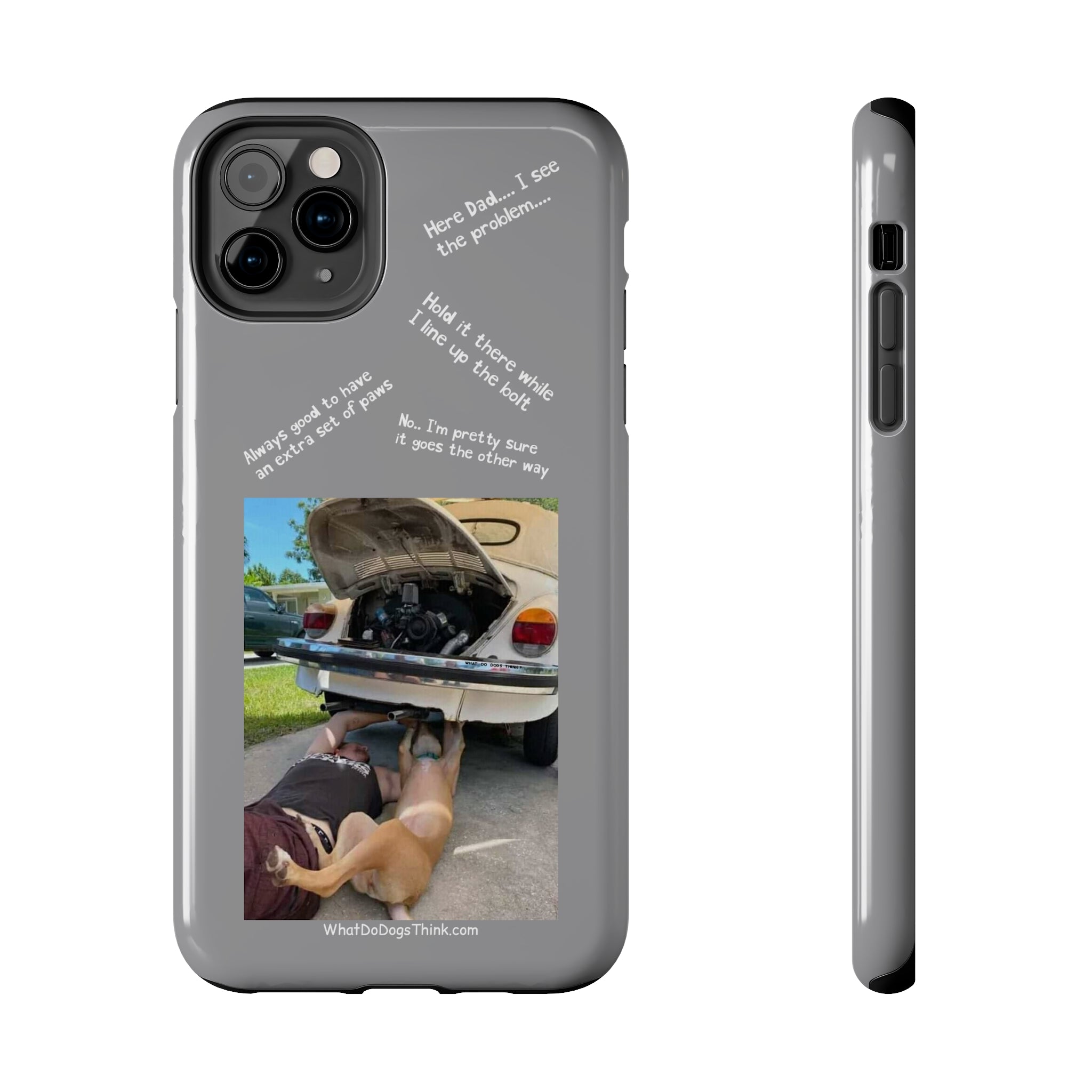 Bug Helper Compilation Grey Tough Phone Cases