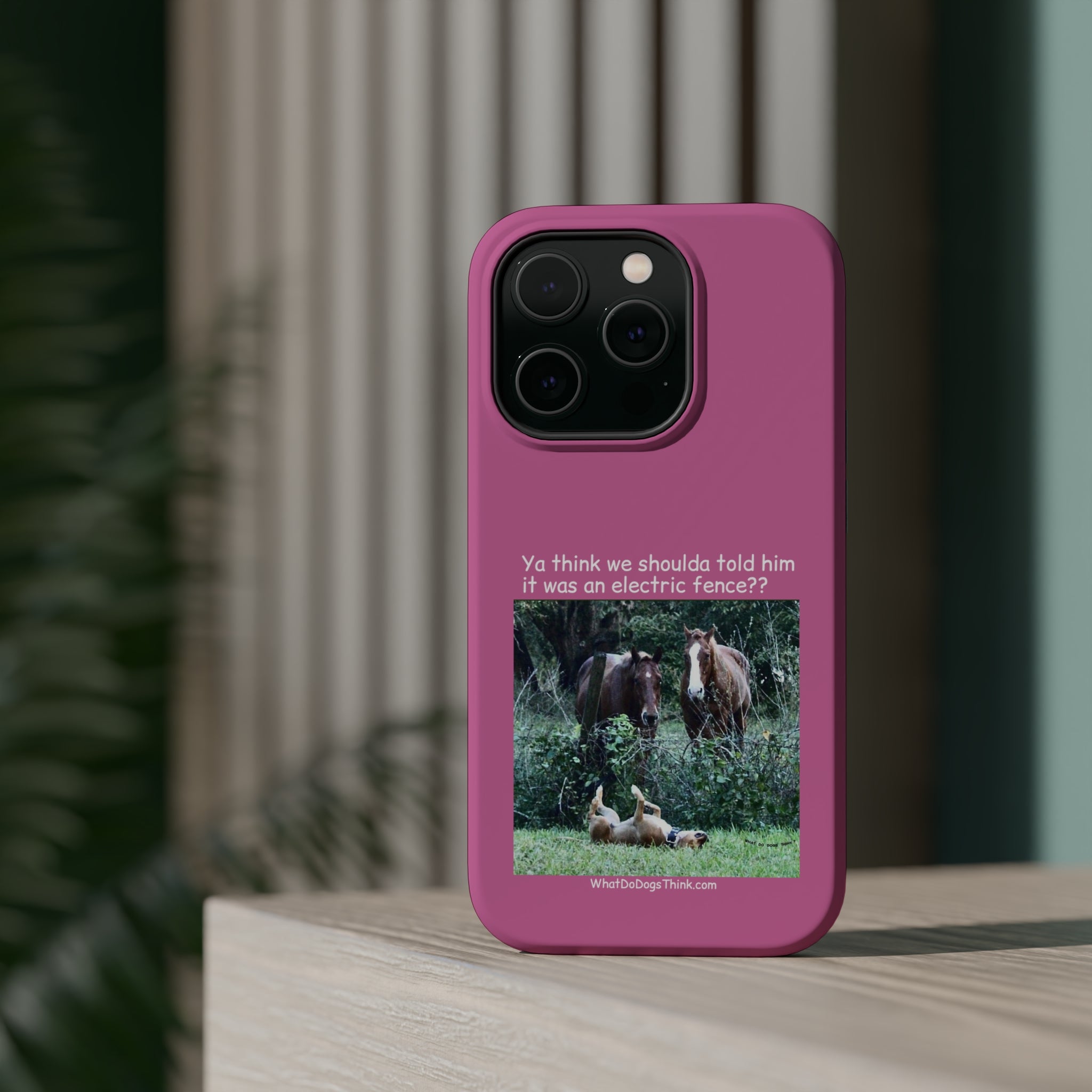 Electric Fence Pink MagSafe Tough Cases