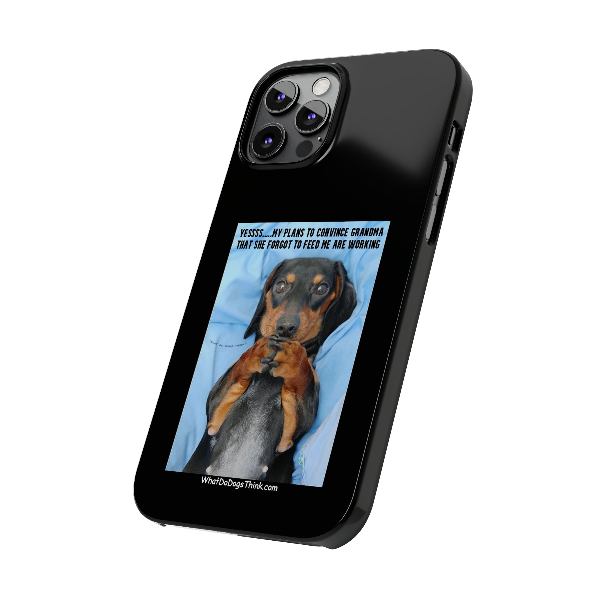 Grandma Black Slim Phone Cases