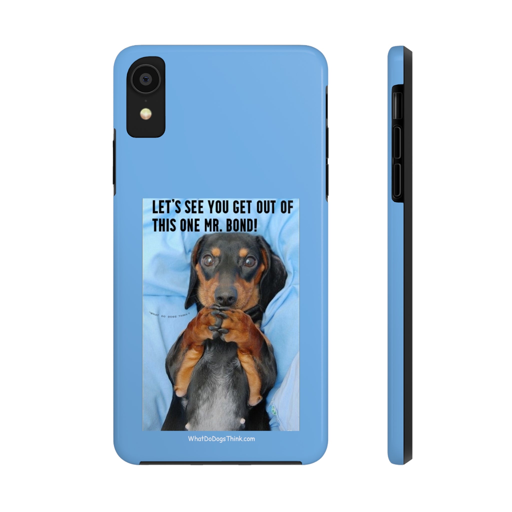 Mr Bond Blue Tough Phone Cases