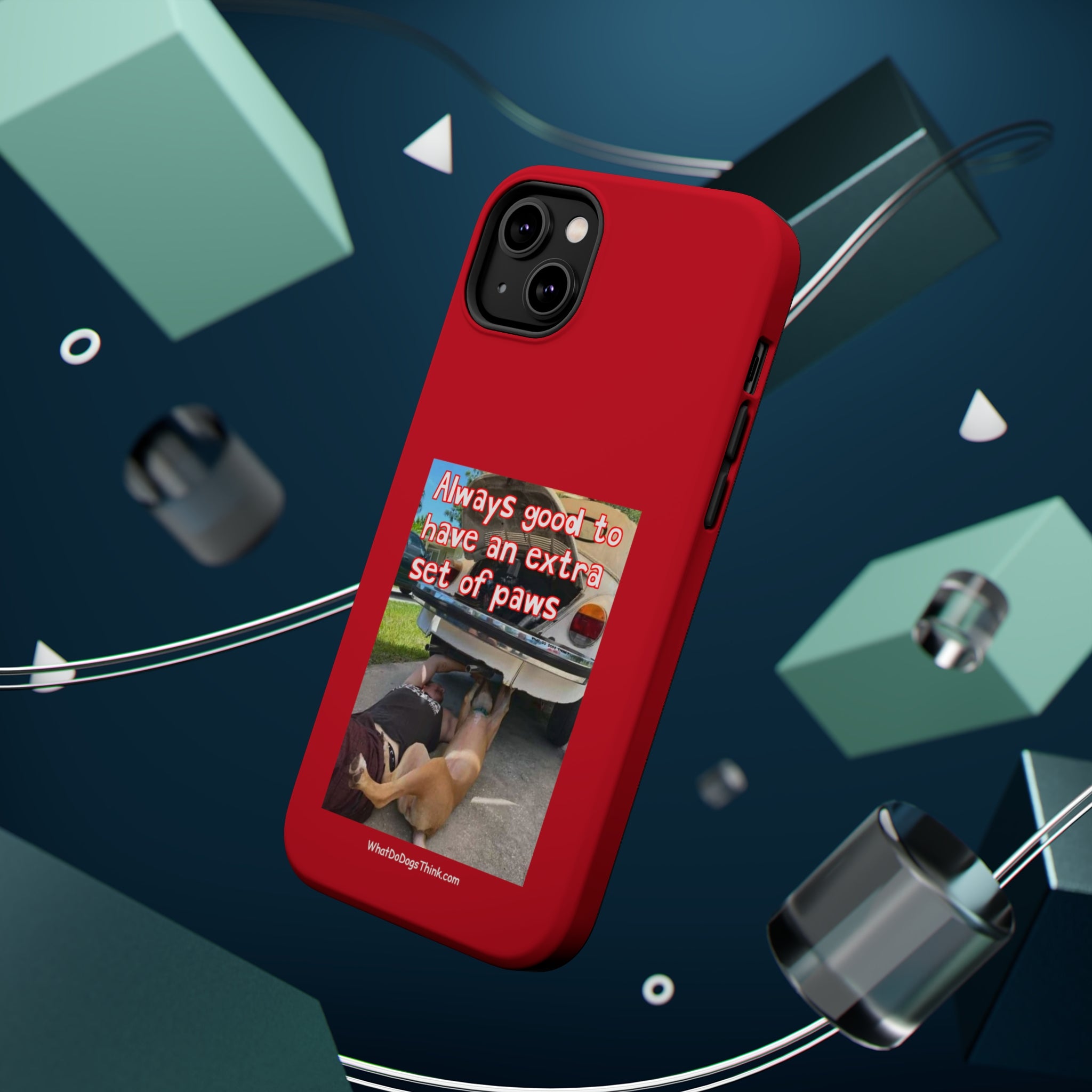 Extra Paw Red MagSafe Tough Cases