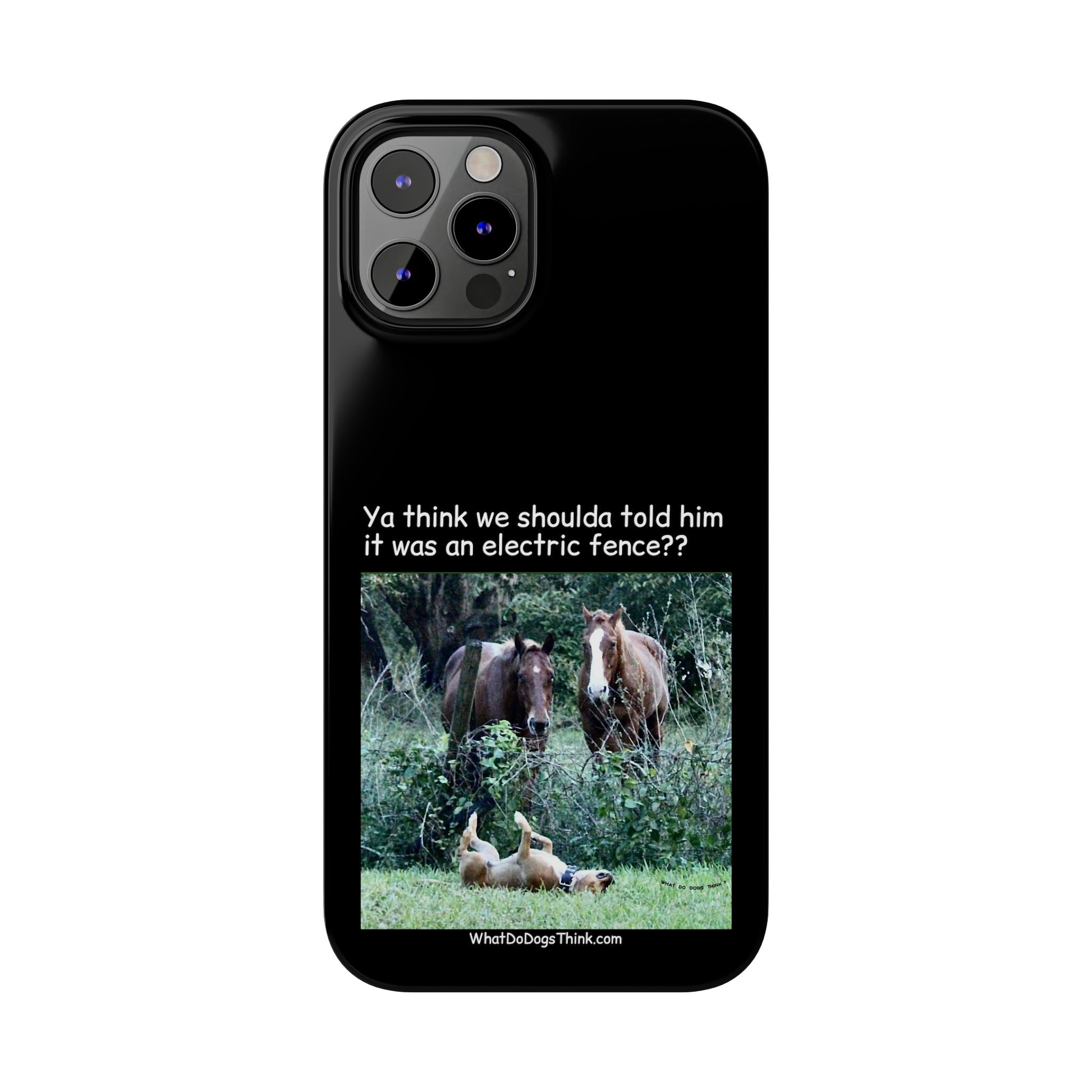 Electric Fence Black Slim Phone Case